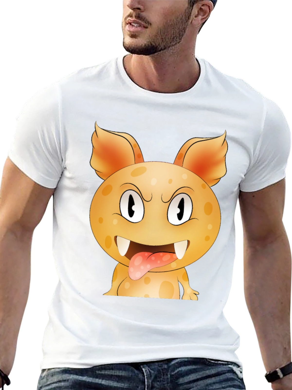 Monster Graphic Print T-Shirt
