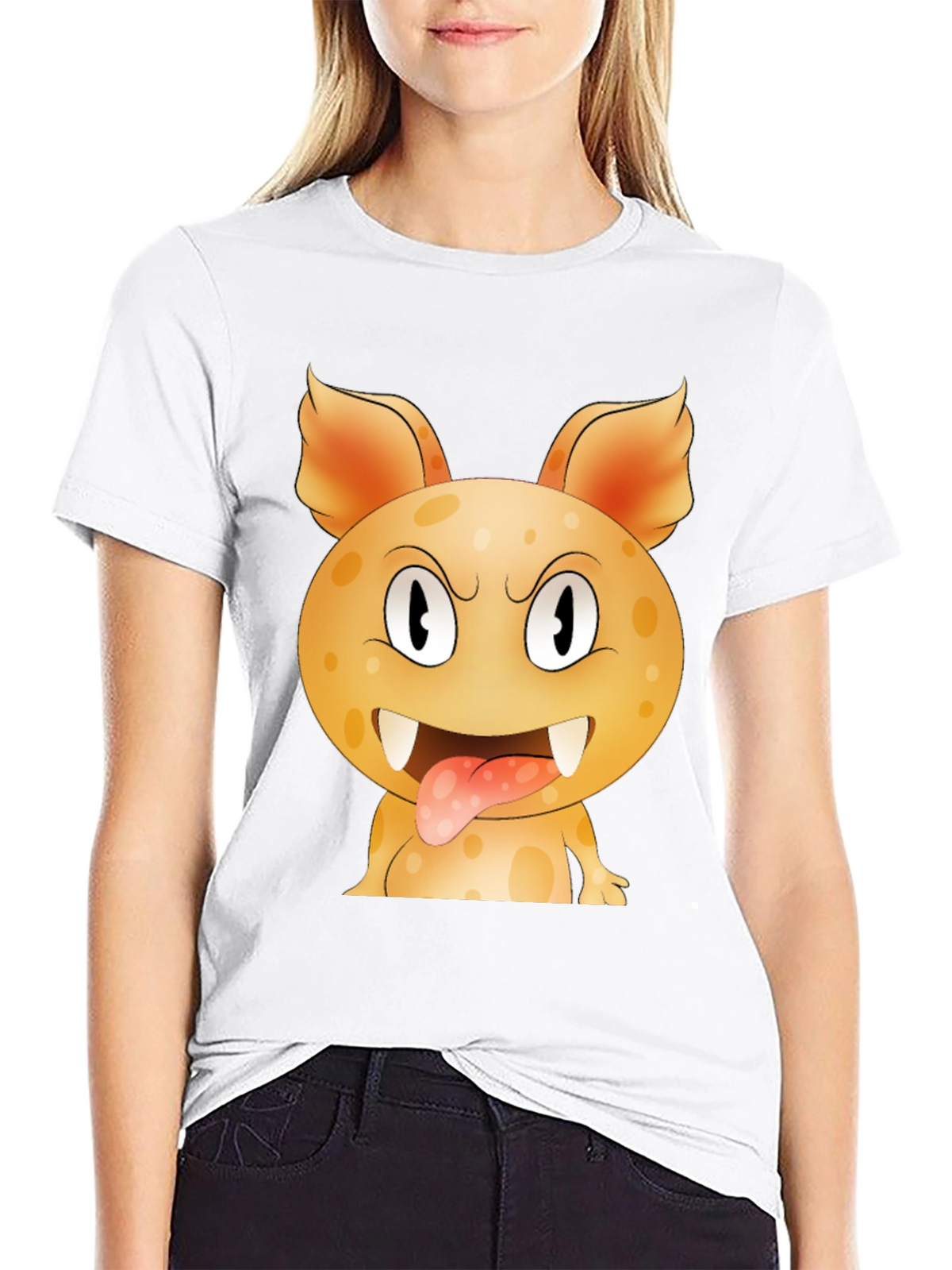 Monster Graphic Print T-Shirt