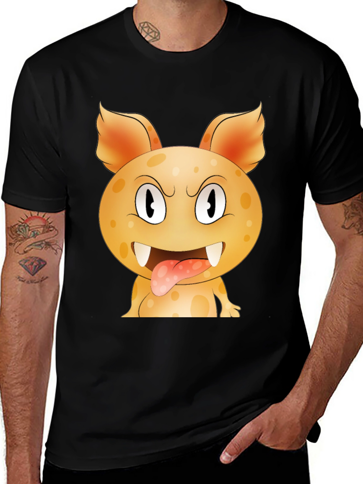 Monster Graphic Print T-Shirt