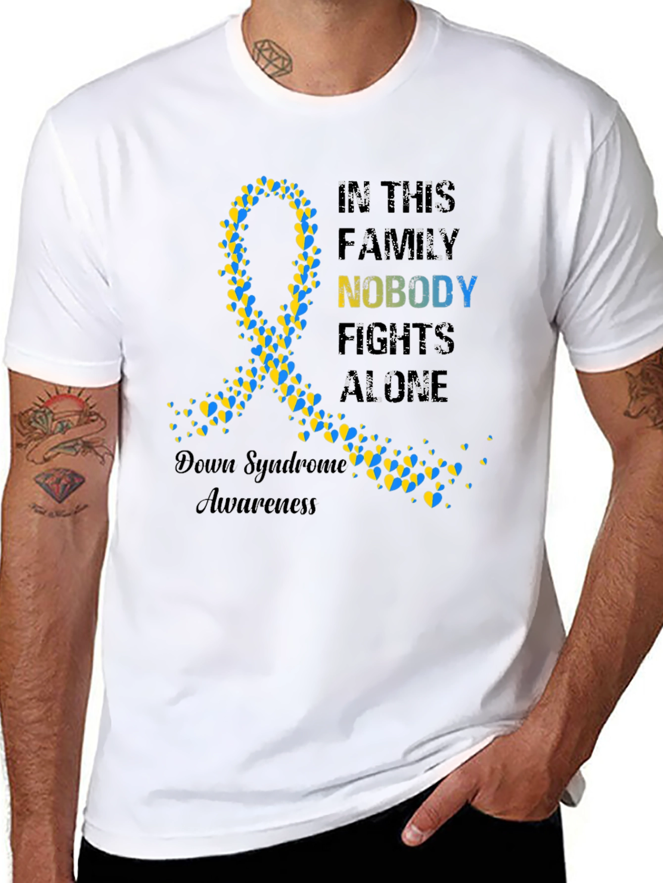 Down Syndrome Awareness Ribbon T-Shirt