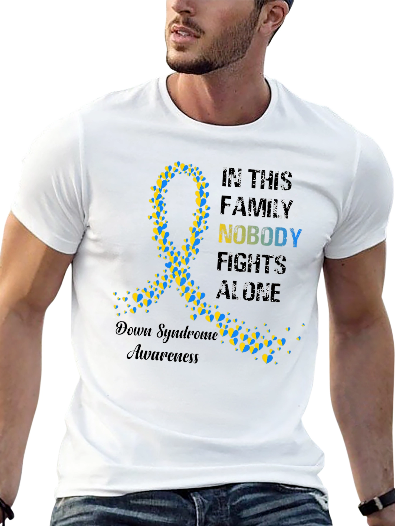 Down Syndrome Awareness Ribbon T-Shirt