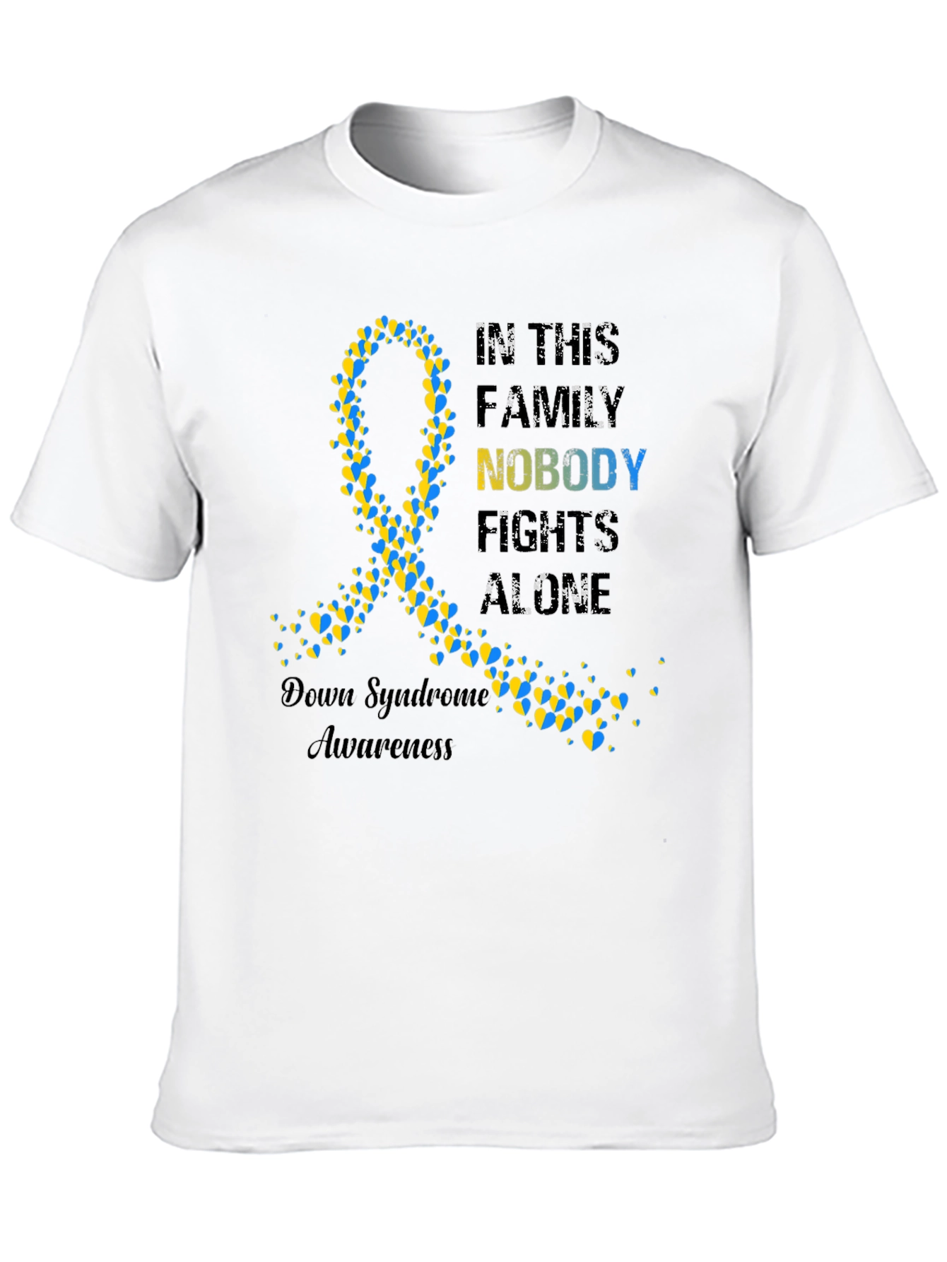 Down Syndrome Awareness Ribbon T-Shirt