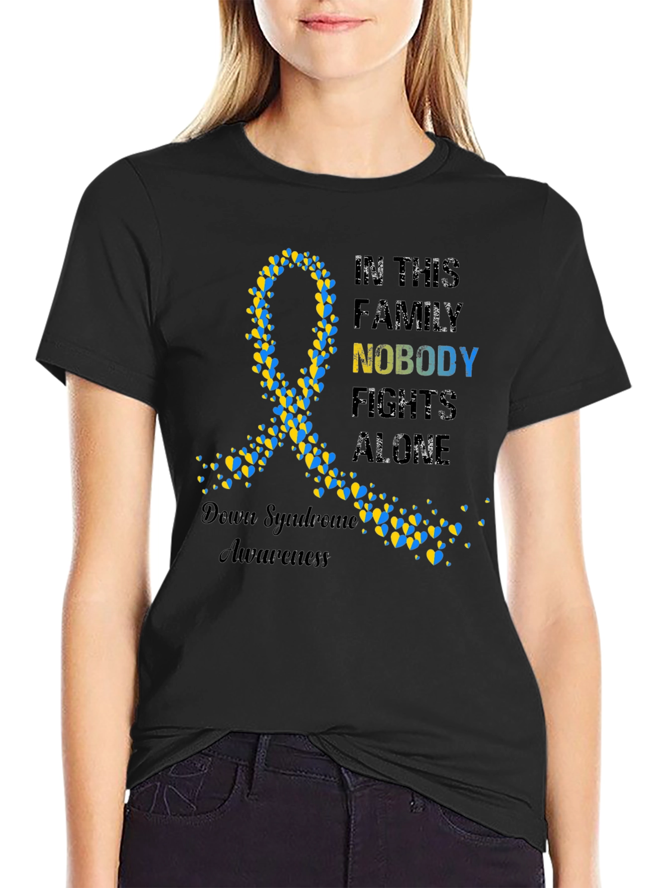 Down Syndrome Awareness Ribbon T-Shirt