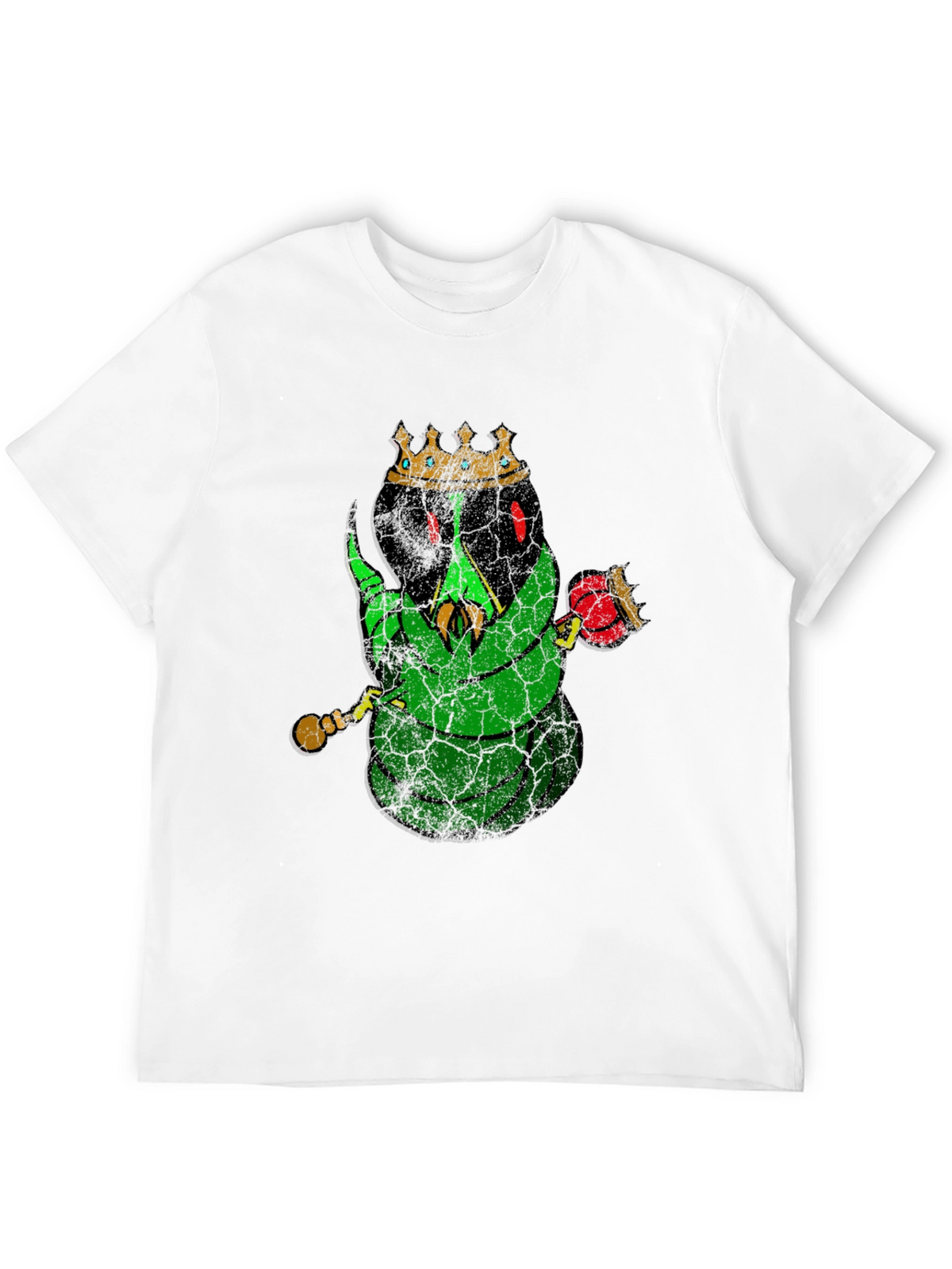 King Worm Graphic Print Tee - Unique Style
