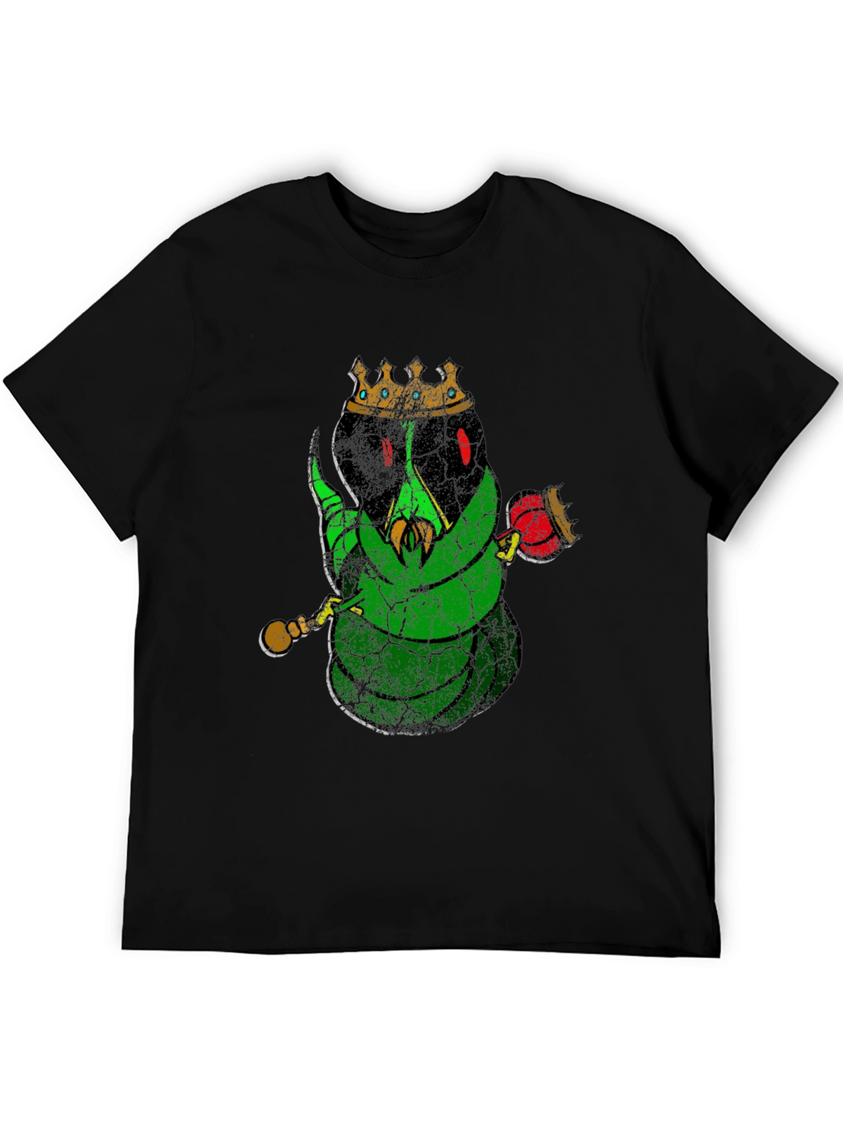 King Worm Graphic Print Tee - Unique Style