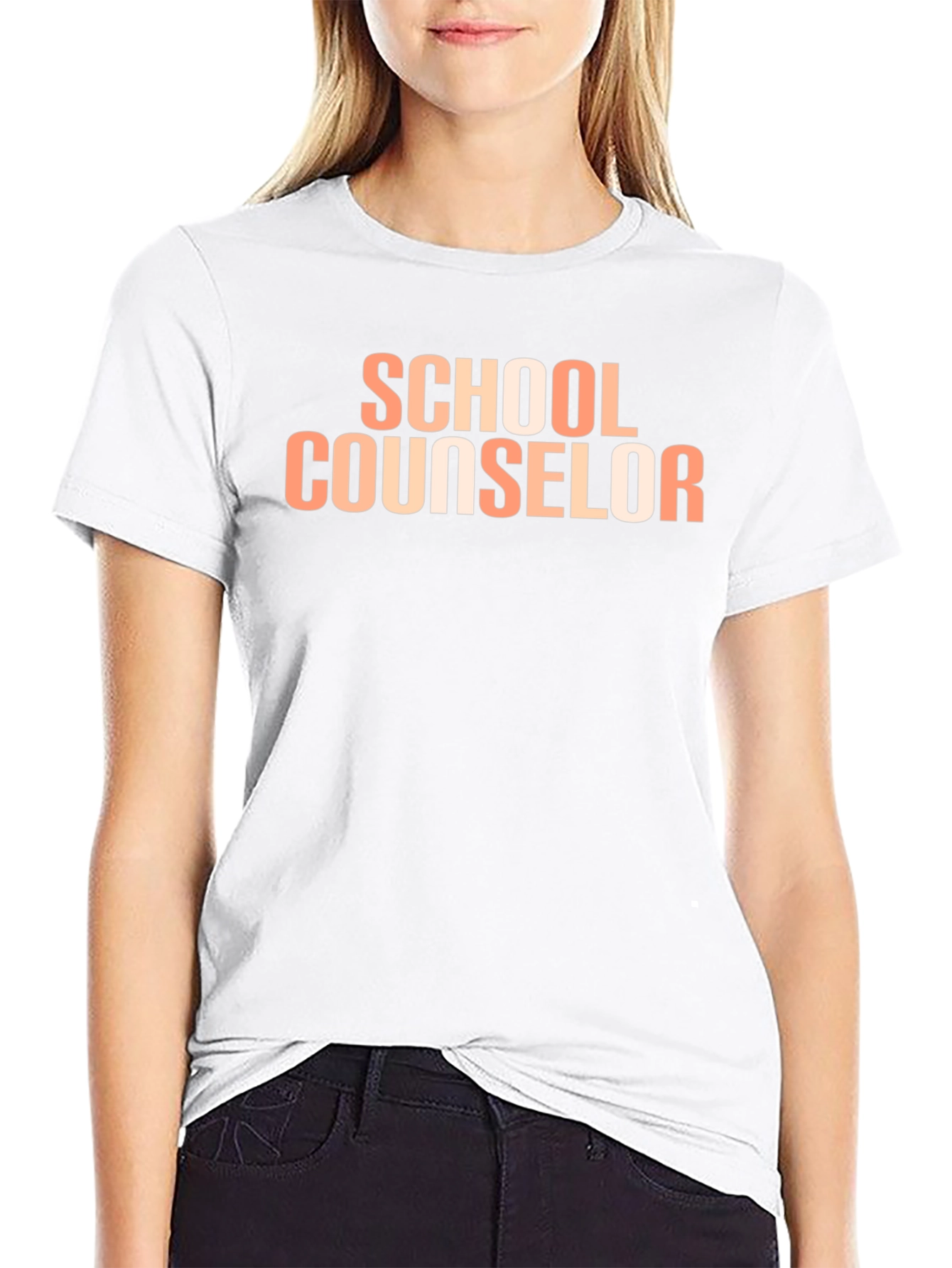 School Counselor Graphic T-Shirt - Black