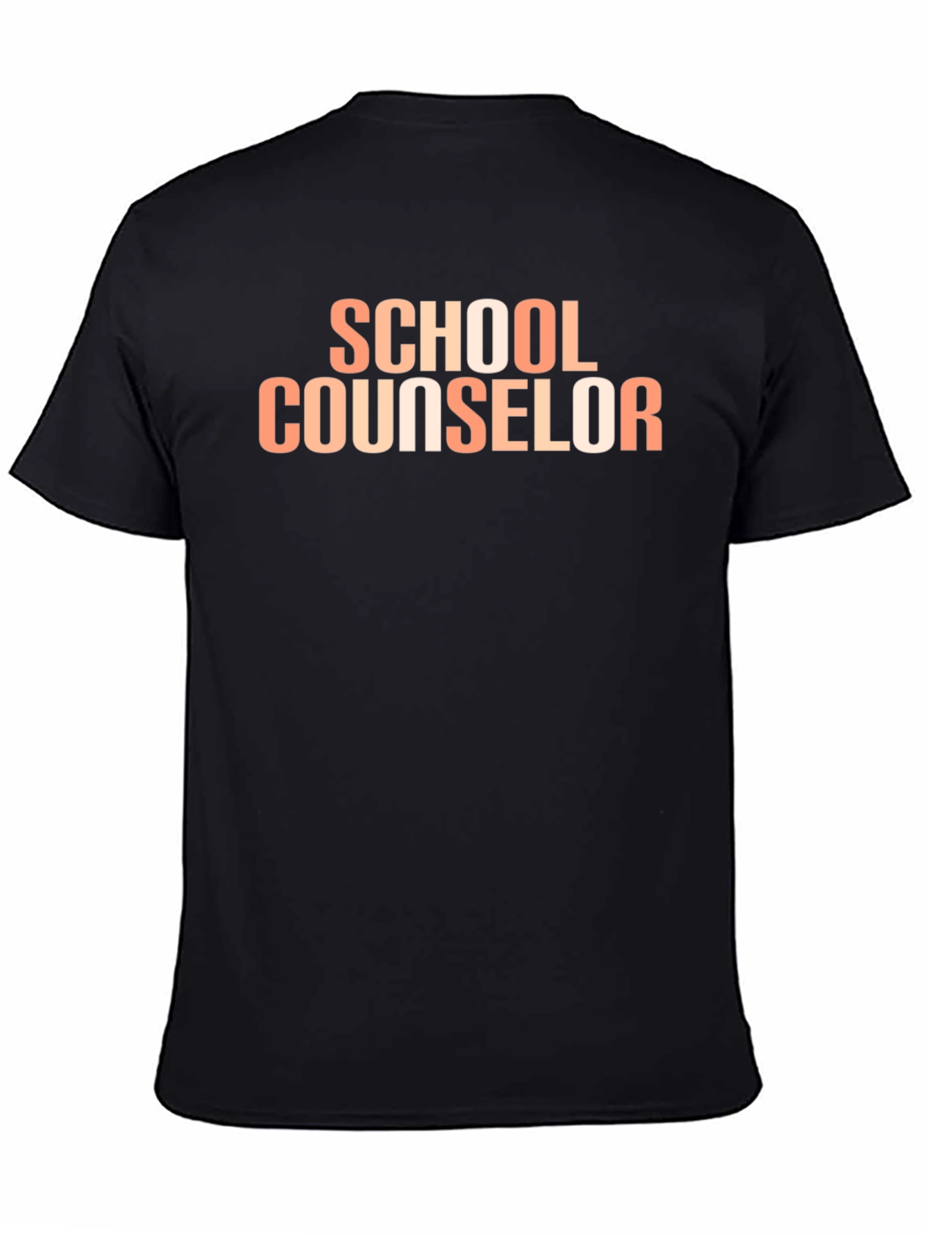 School Counselor Graphic T-Shirt - Black