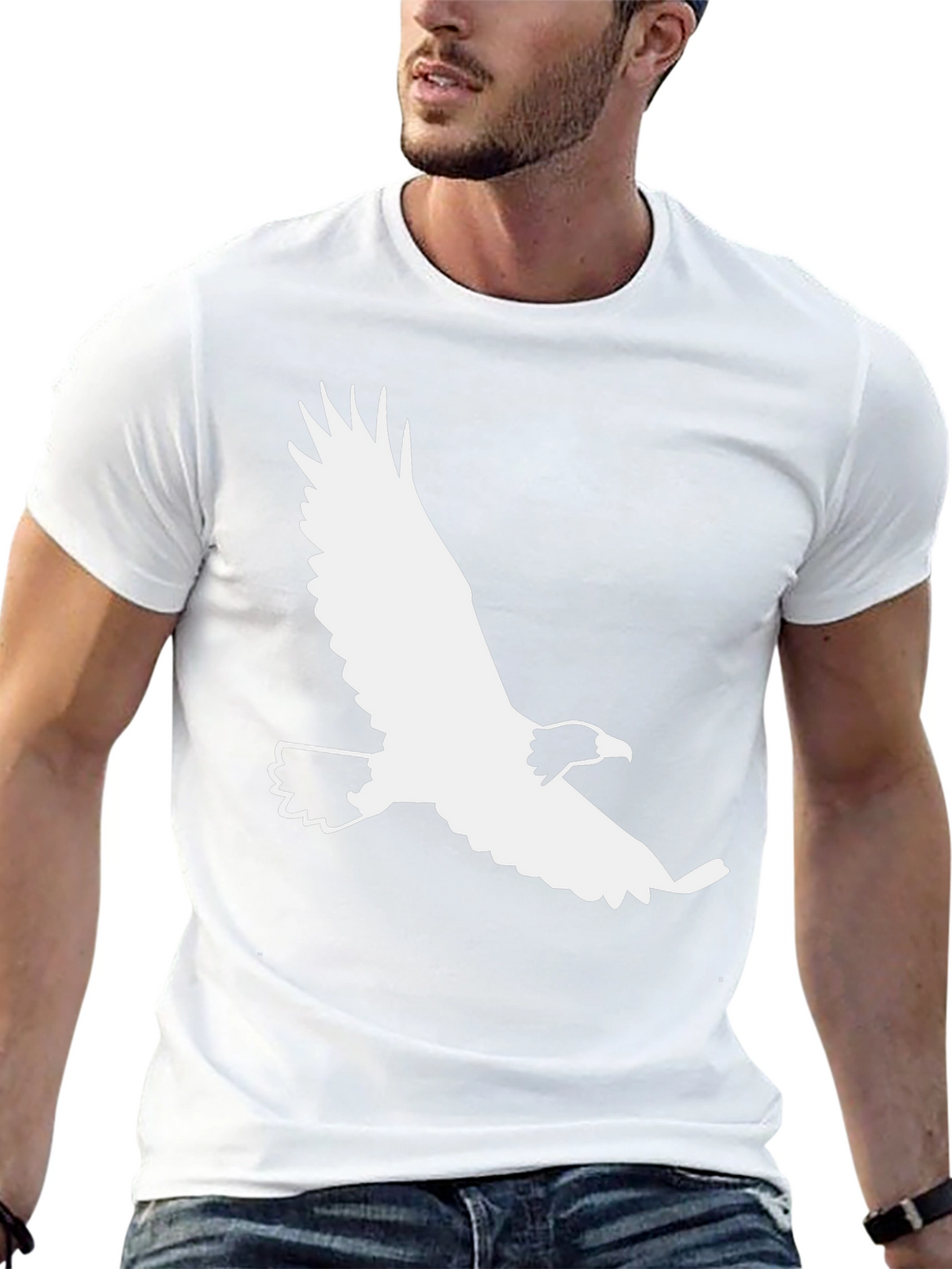 Black Eagle Graphic Tee - Stylish Casual Wear