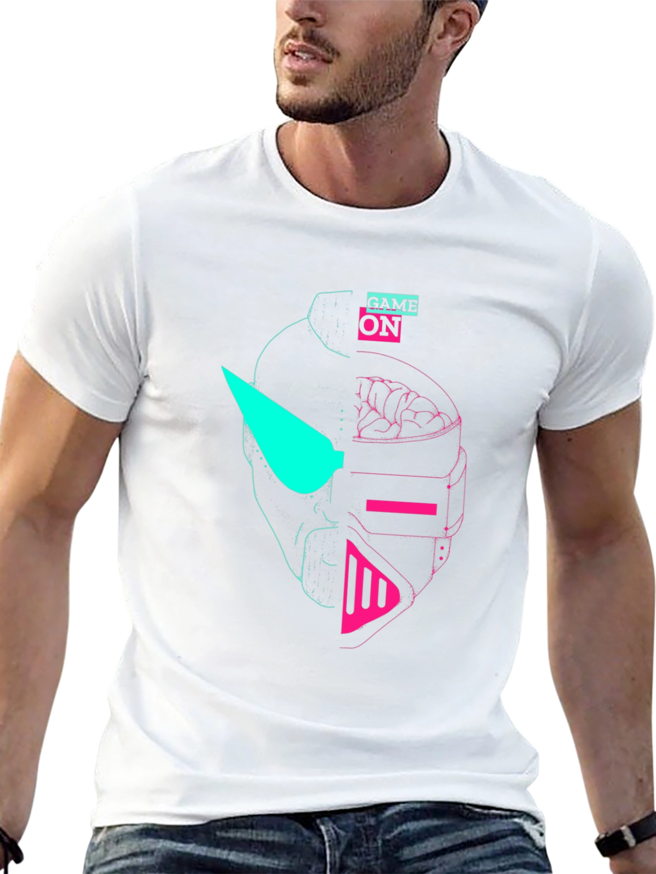 Cyberpunk Gamer T-Shirt - Game On!