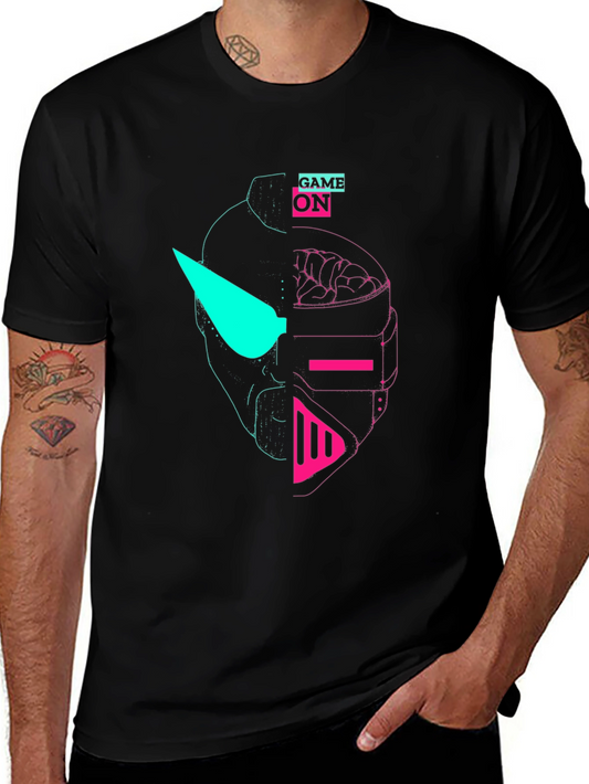 Cyberpunk Gamer T-Shirt - Game On!