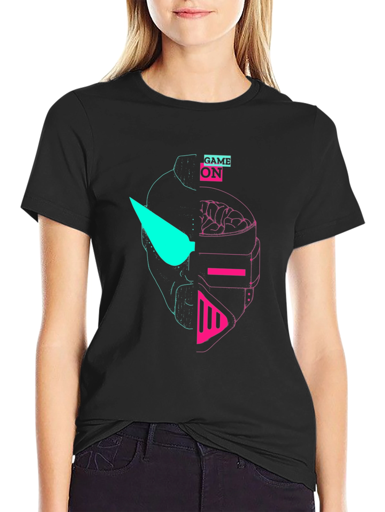 Cyberpunk Gamer T-Shirt - Game On!