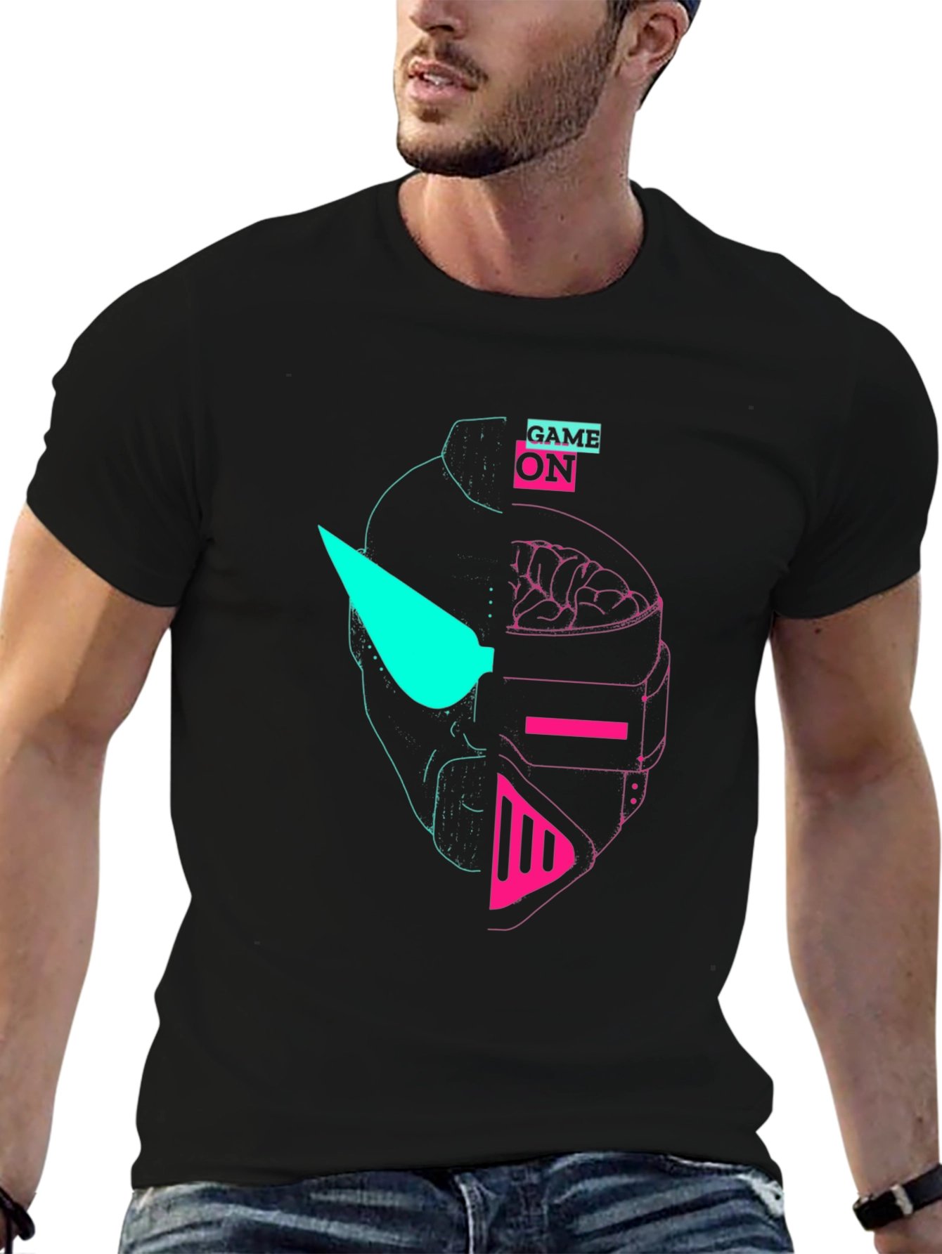 Cyberpunk Gamer T-Shirt - Game On!