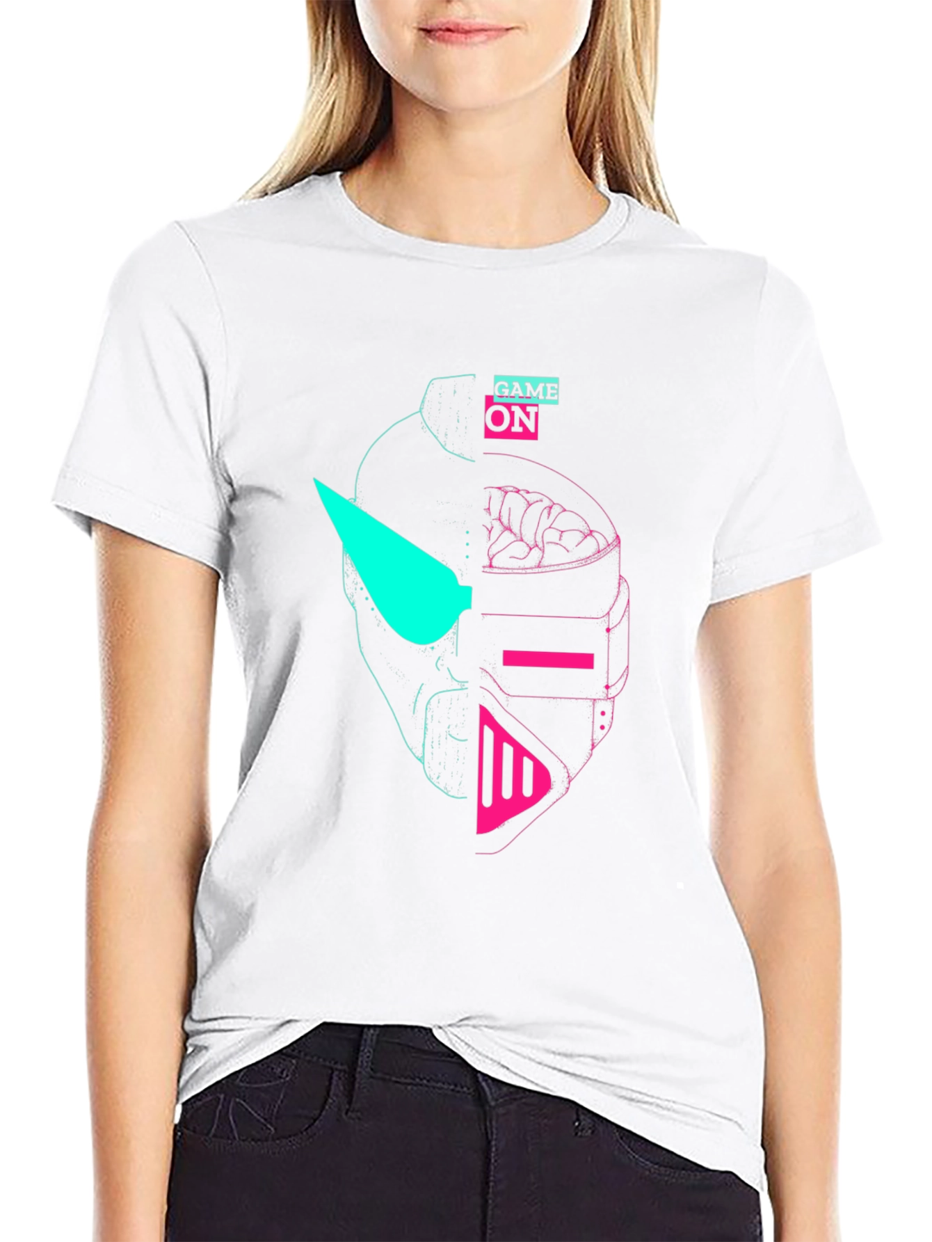 Cyberpunk Gamer T-Shirt - Game On!