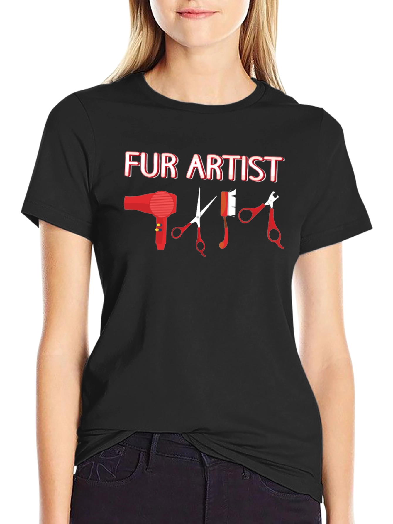 Fur Artist Graphic T-Shirt
