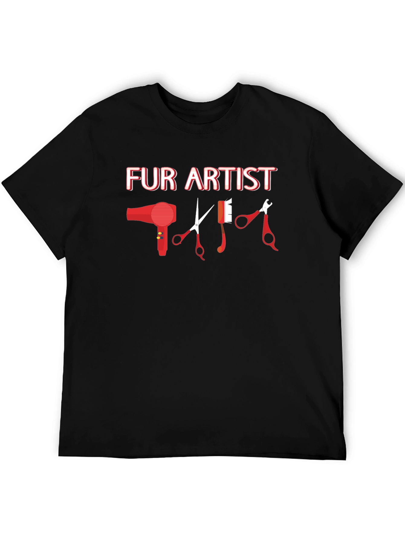 Fur Artist Graphic T-Shirt