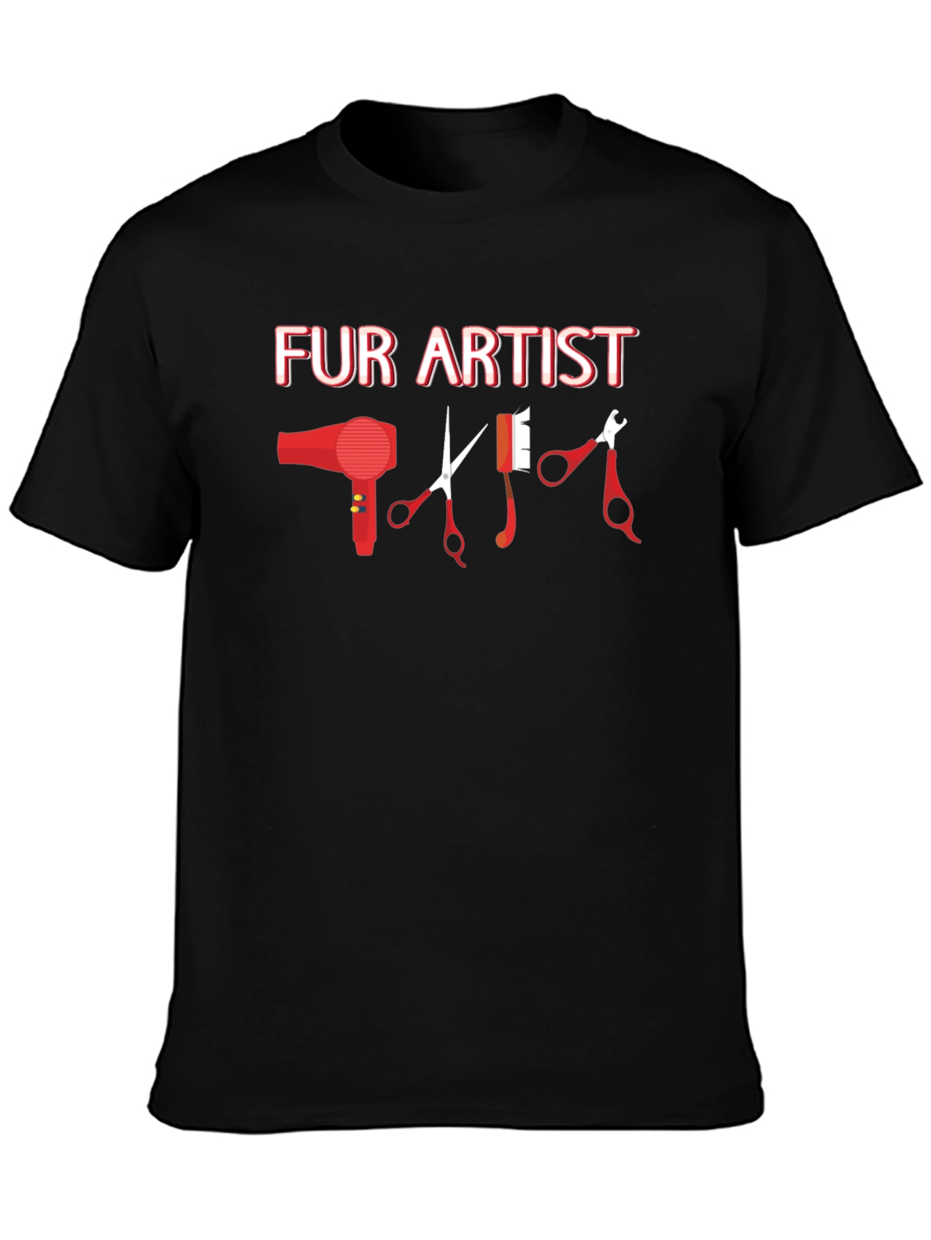 Fur Artist Graphic T-Shirt