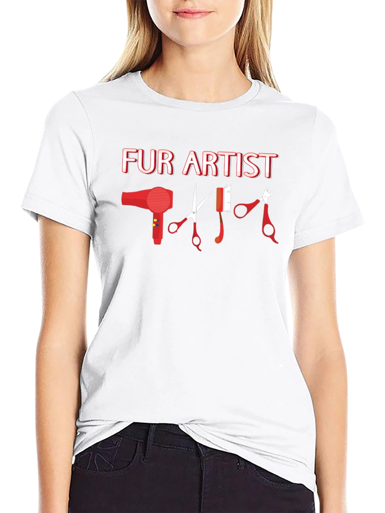 Fur Artist Graphic T-Shirt