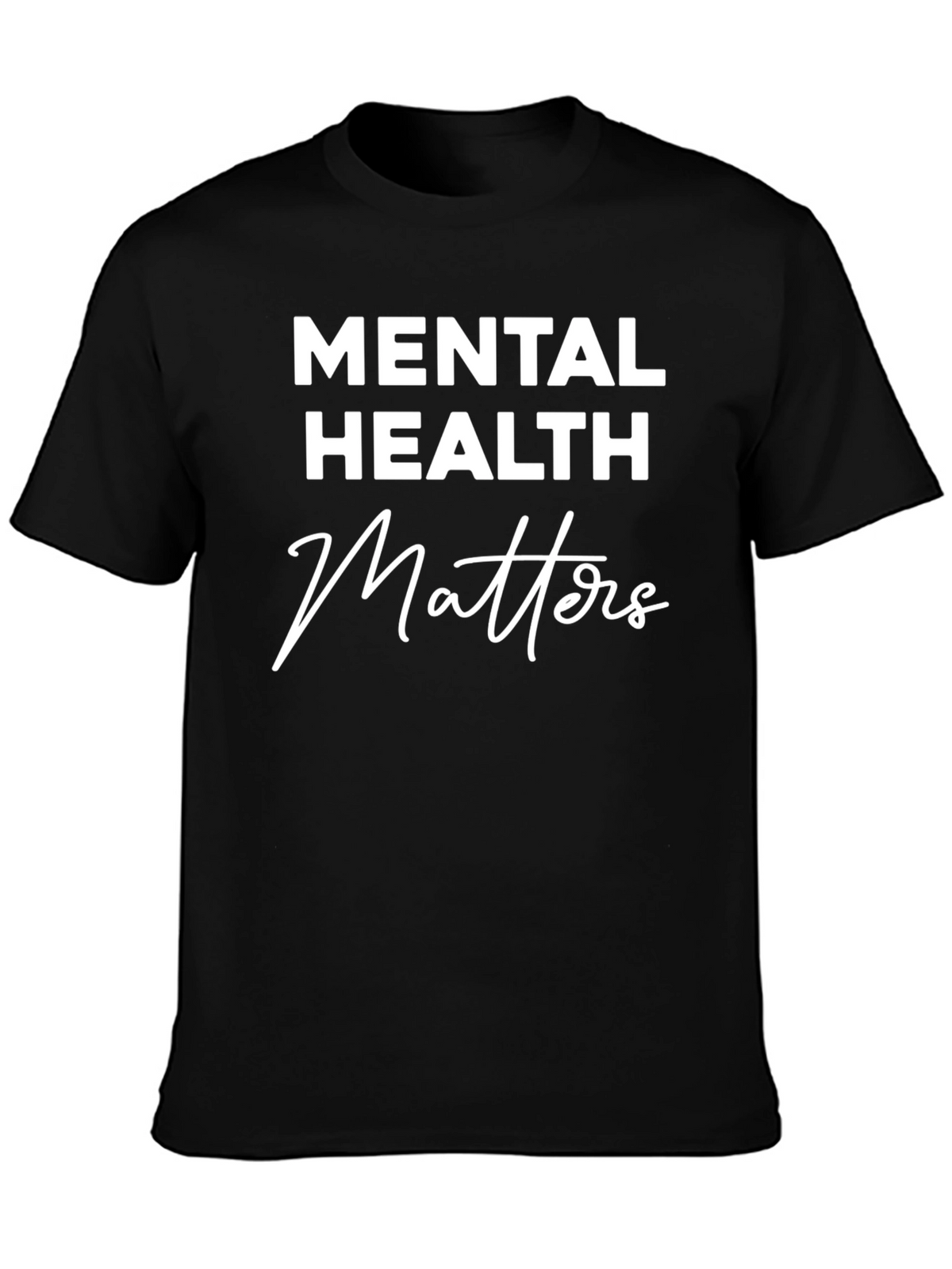 Mental Health Matters Graphic Tee - Black
