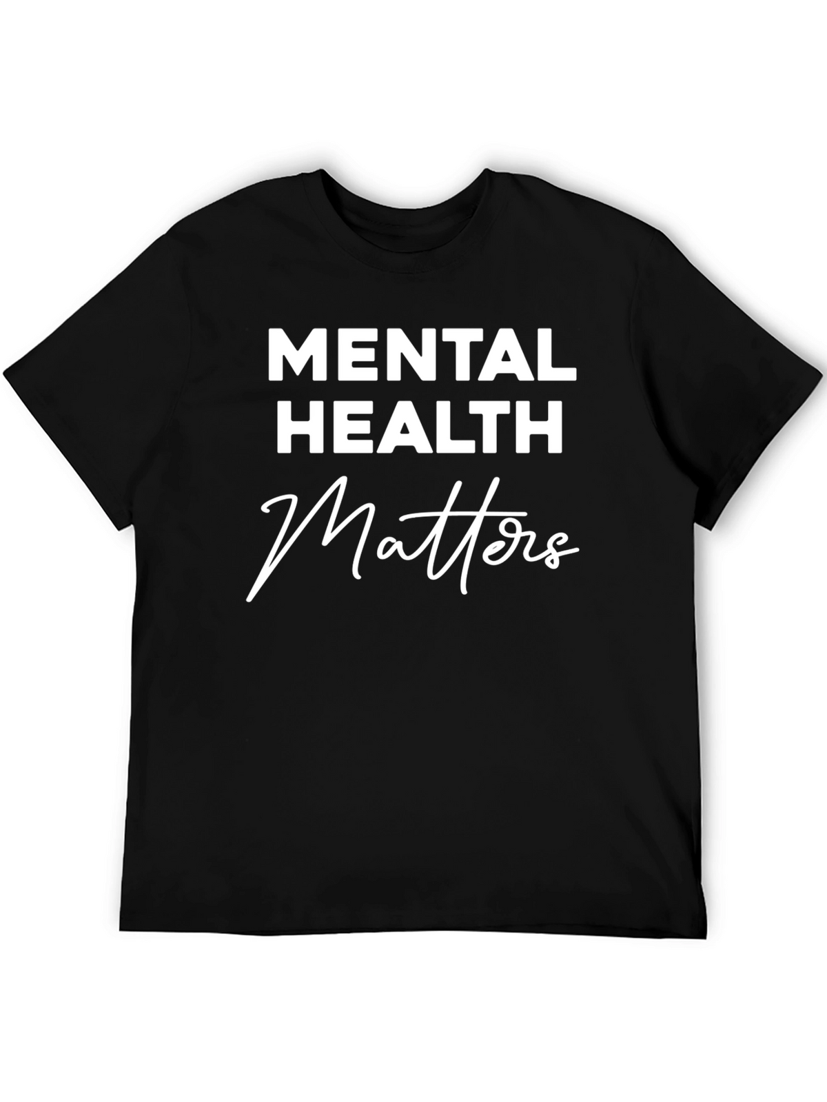 Mental Health Matters Graphic Tee - Black