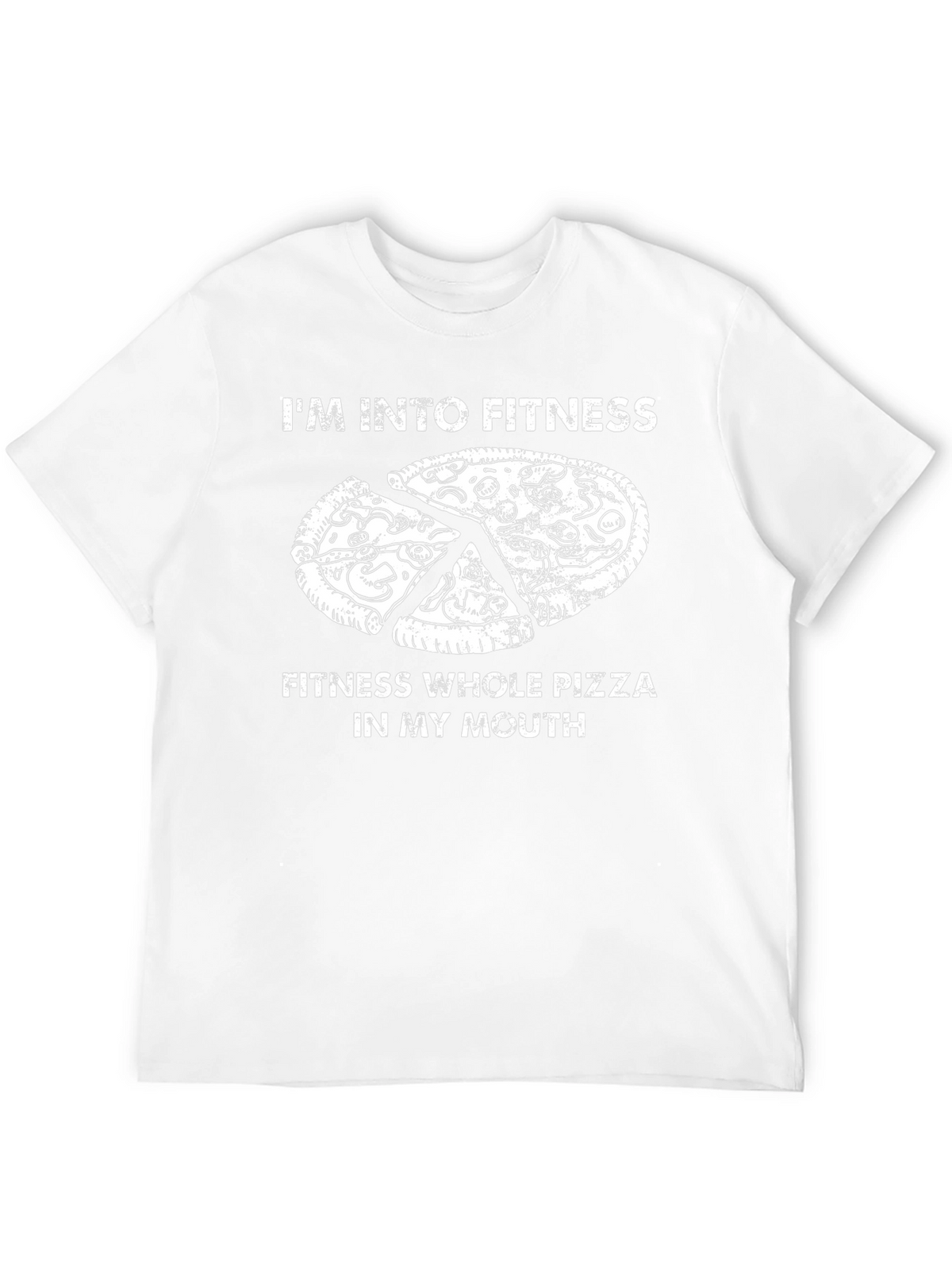 Fitness Pizza T-Shirt Funny Graphic Tee
