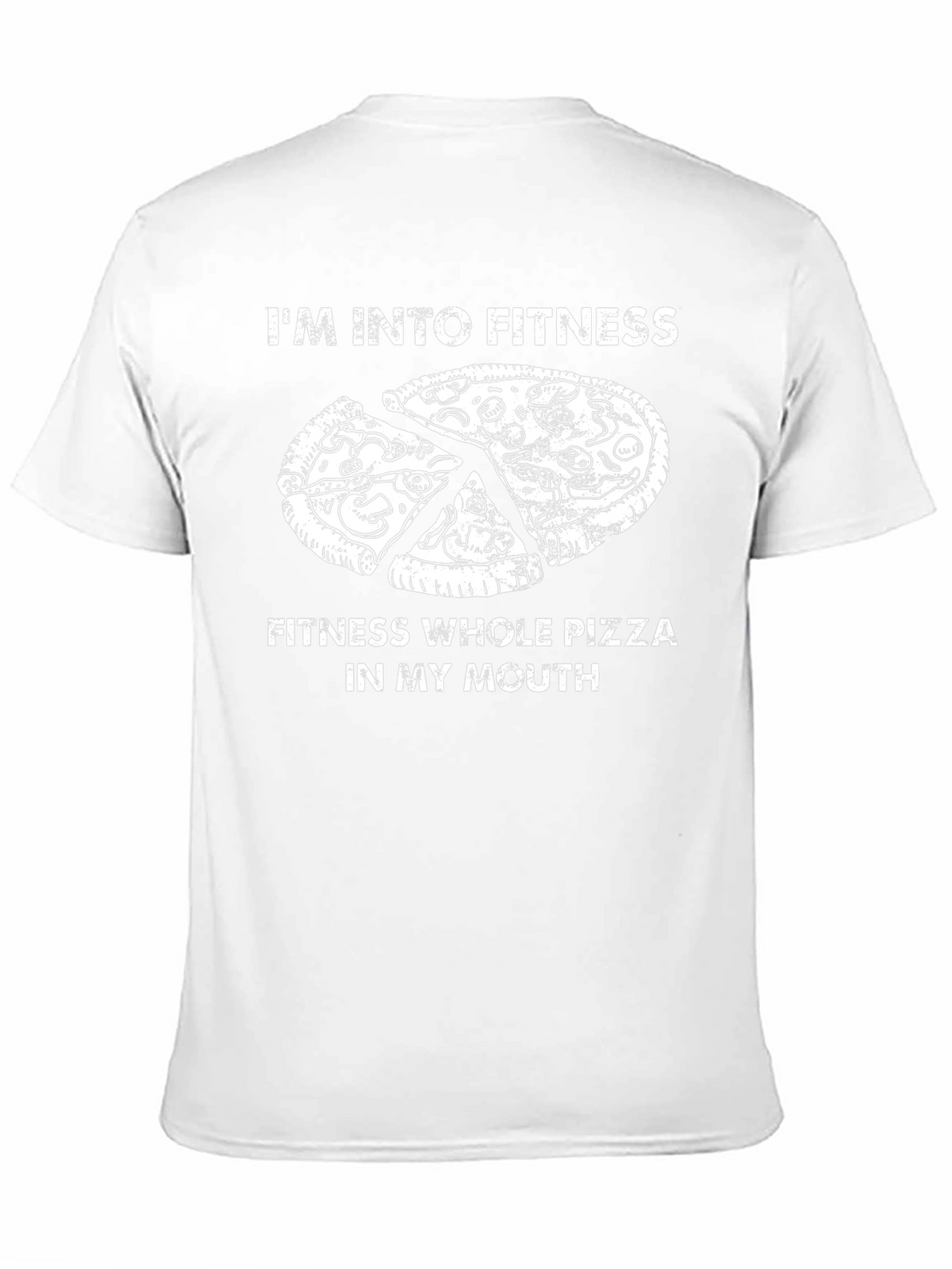 Fitness Pizza T-Shirt Funny Graphic Tee