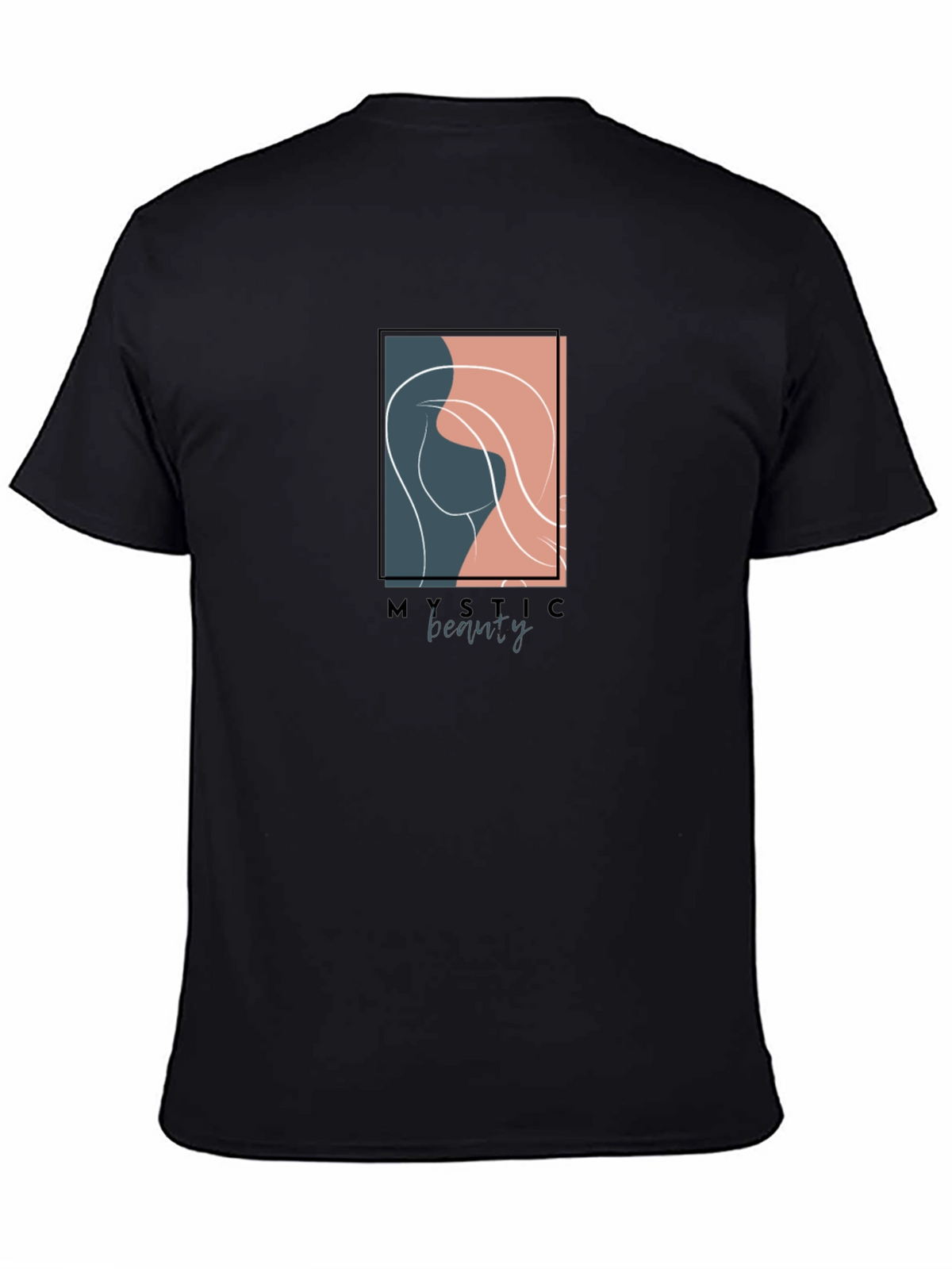 Mystic Beauty Graphic Tee - Unisex Black T-Shirt