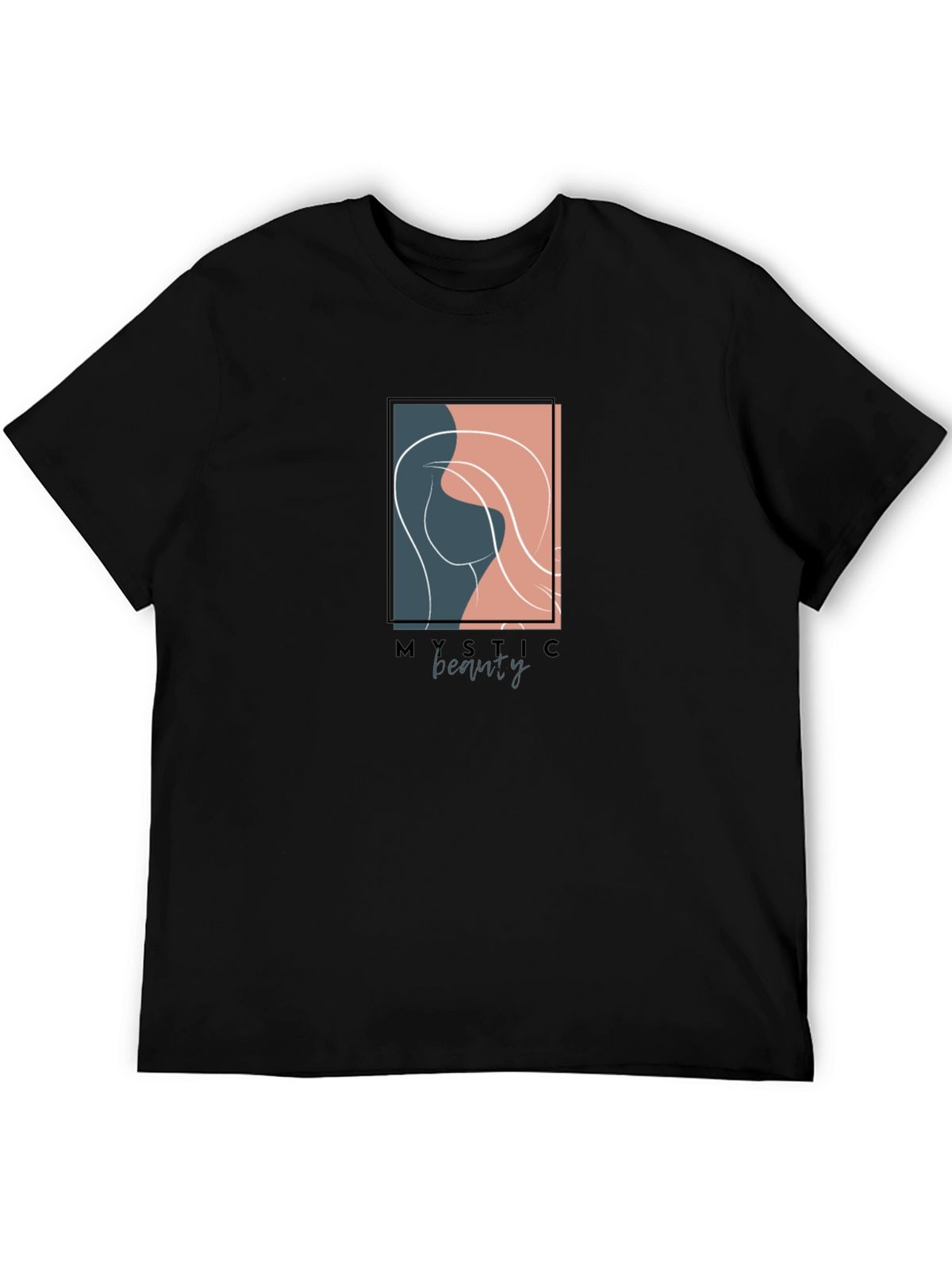 Mystic Beauty Graphic Tee - Unisex Black T-Shirt