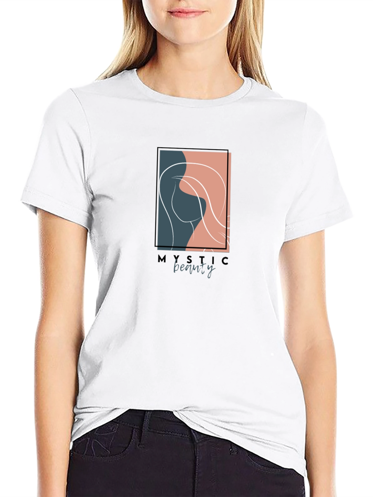 Mystic Beauty Graphic Tee - Unisex Black T-Shirt