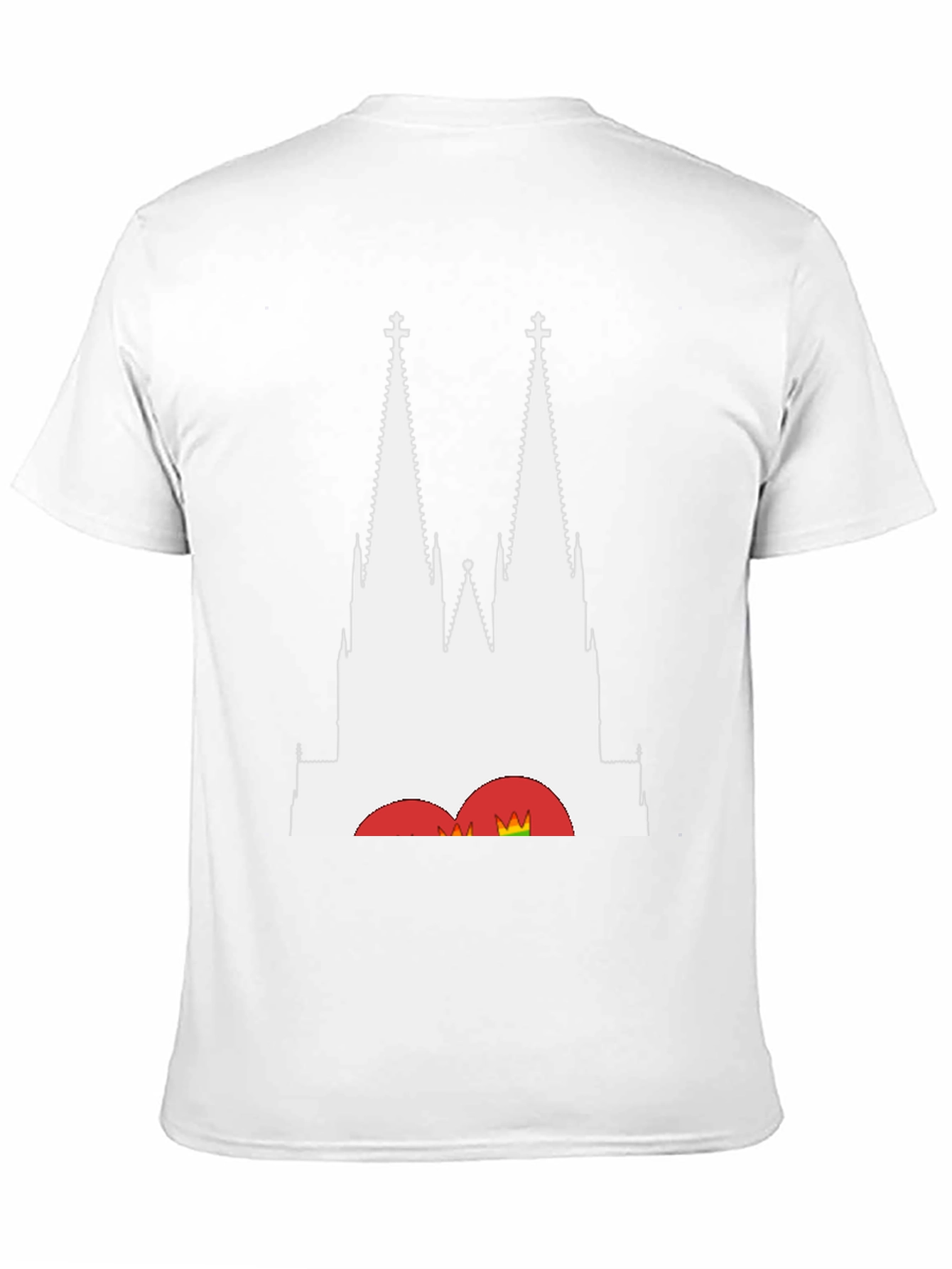 Cologne Cathedral Graphic Tee - Black Cotton T-Shirt