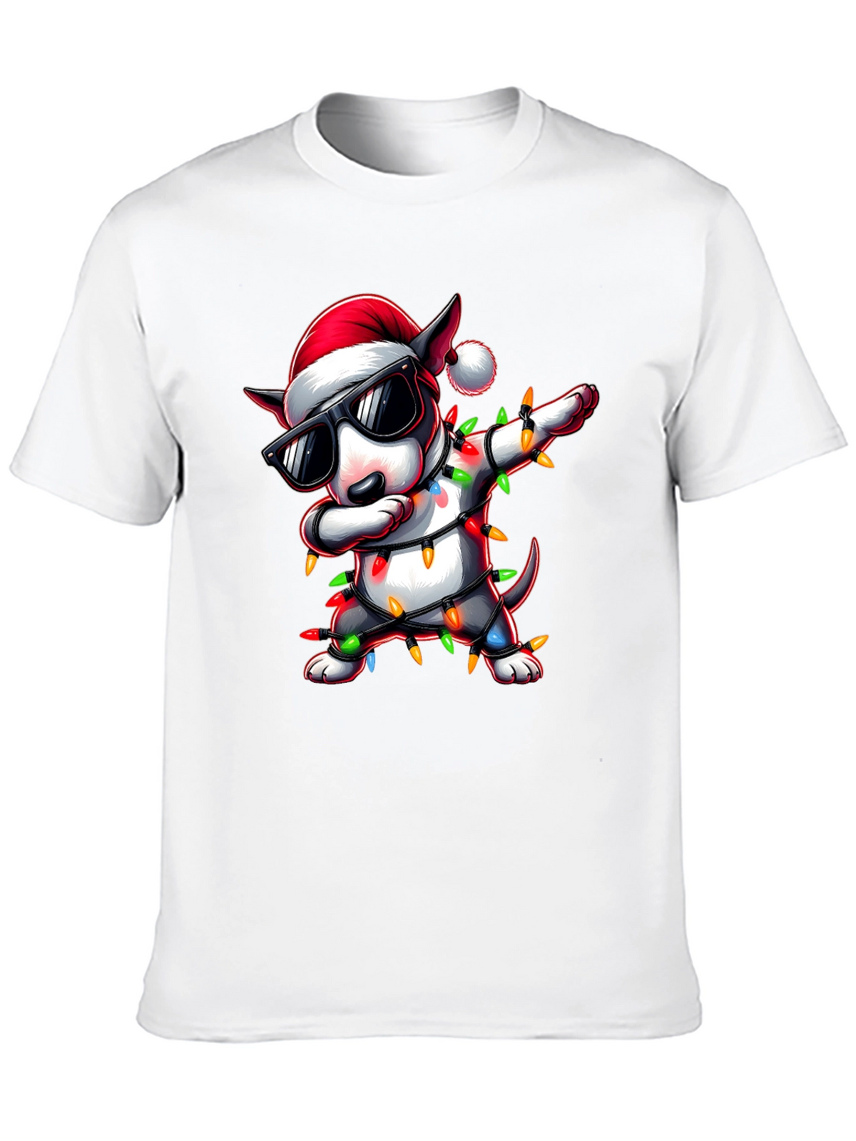 Festive Dog Christmas T-Shirt