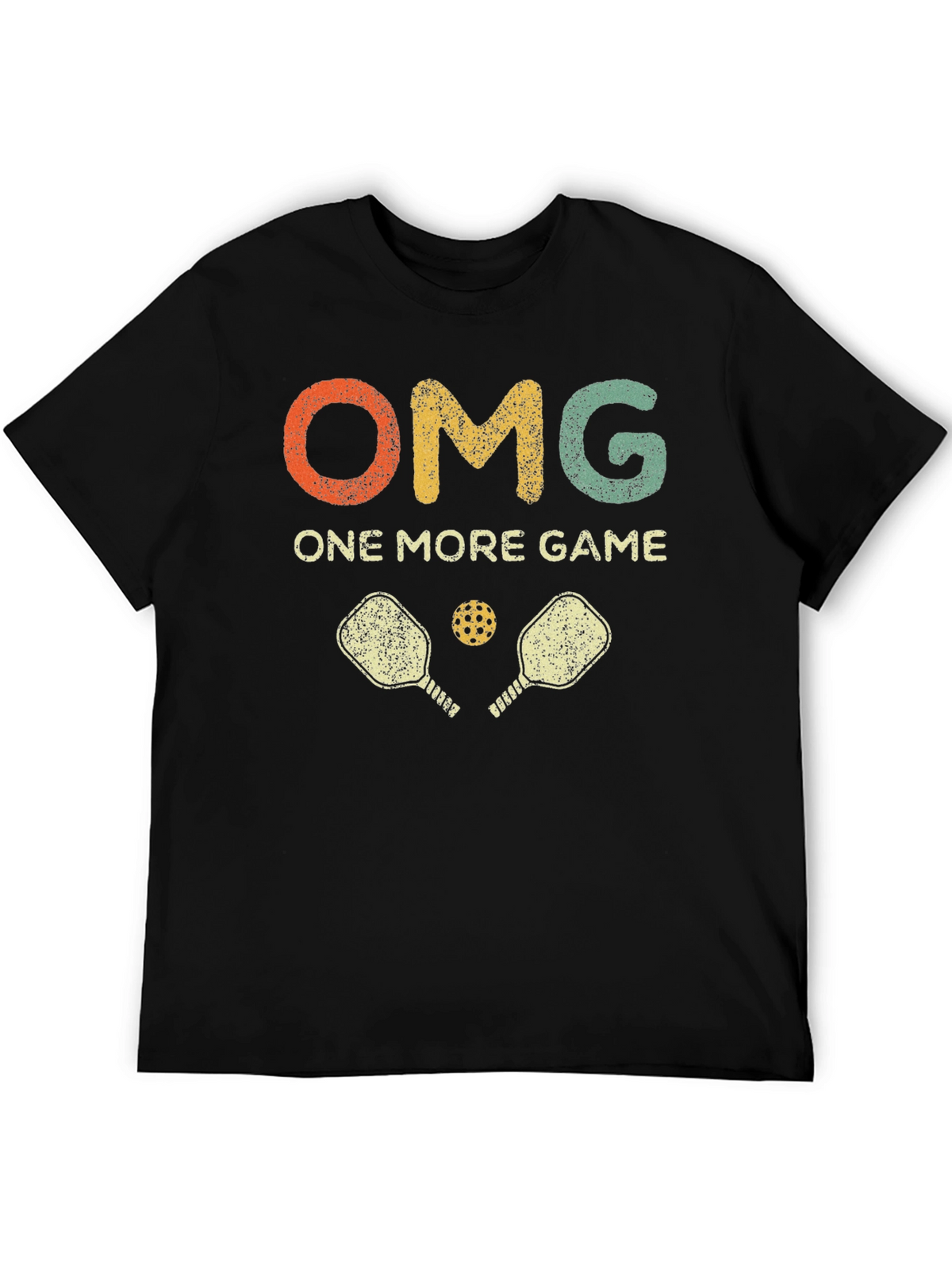 OMG One More Game Pickleball Graphic T-Shirt