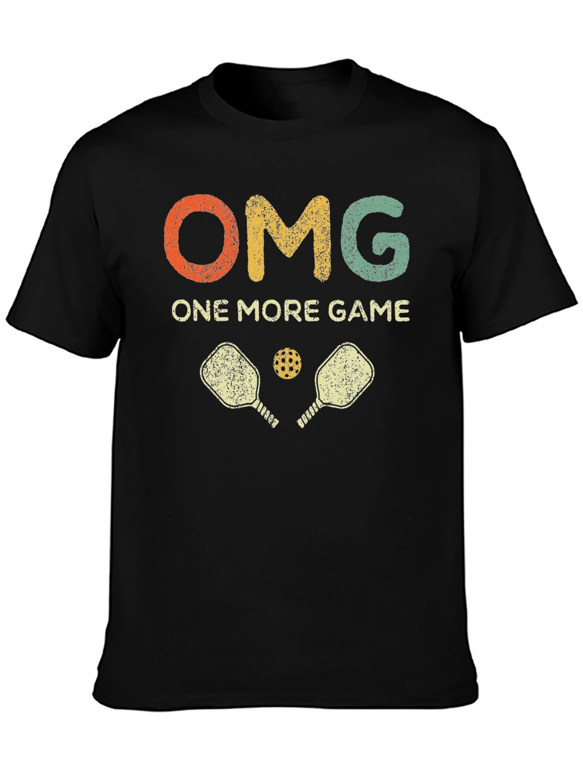 OMG One More Game Pickleball Graphic T-Shirt