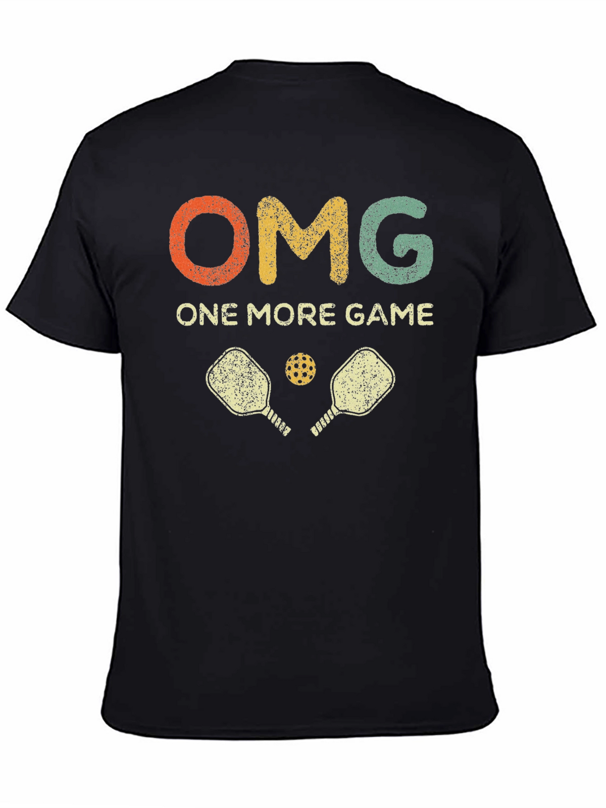 OMG One More Game Pickleball Graphic T-Shirt