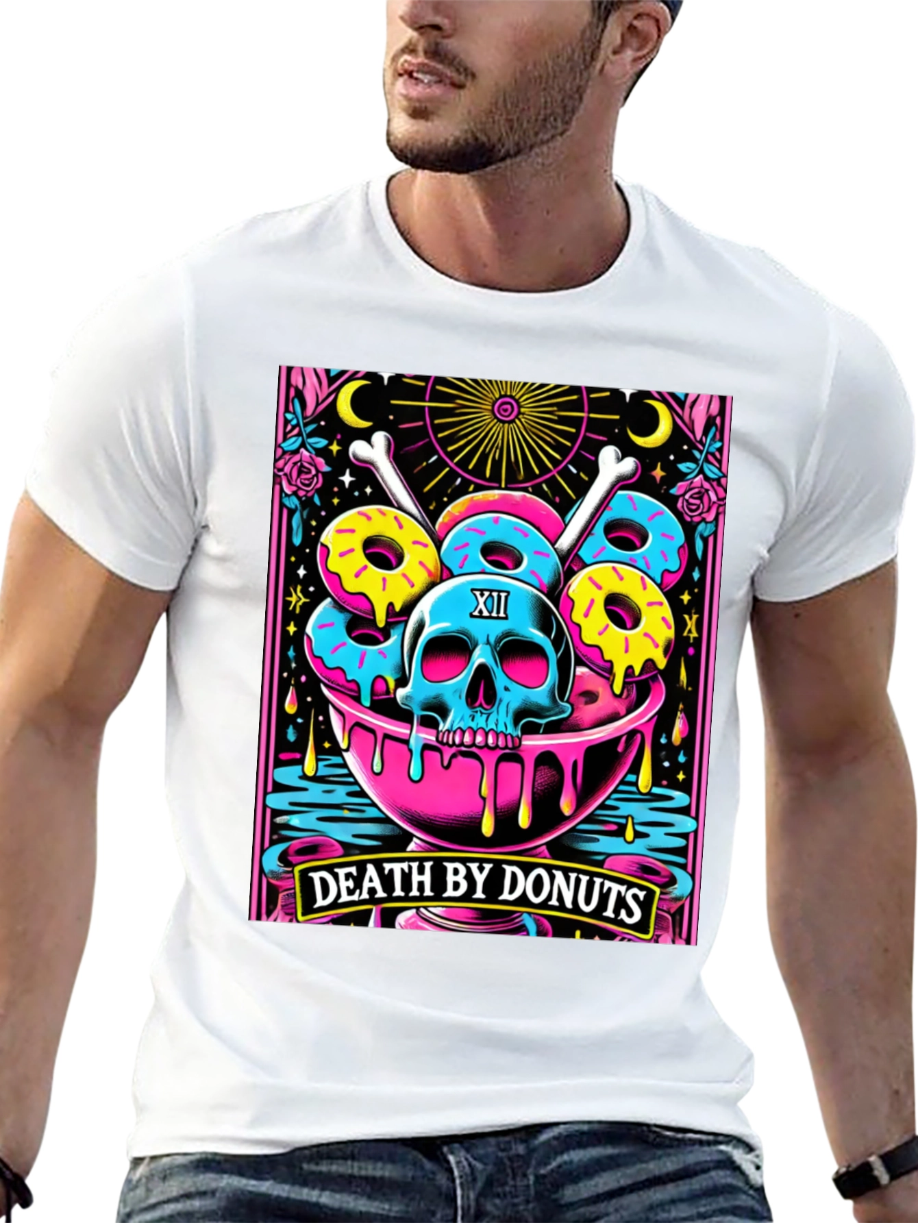 Death By Donuts Graphic T-Shirt
