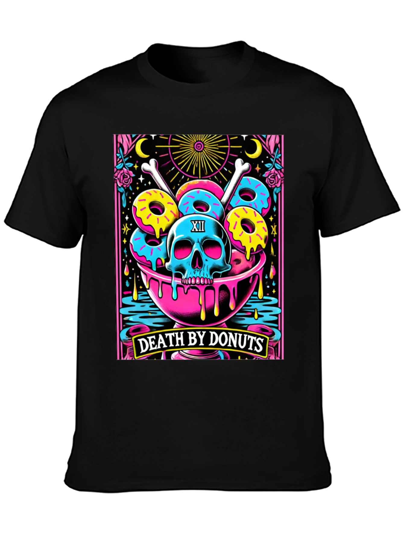 Death By Donuts Graphic T-Shirt