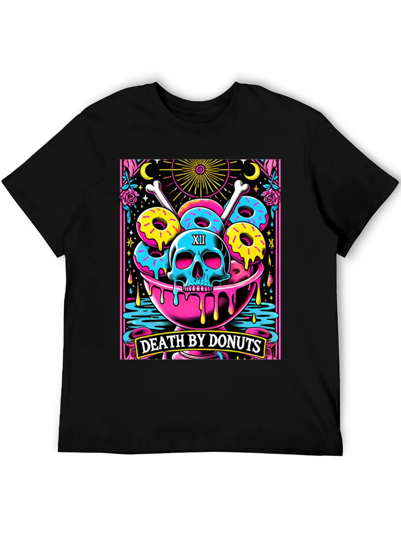 Death By Donuts Graphic T-Shirt
