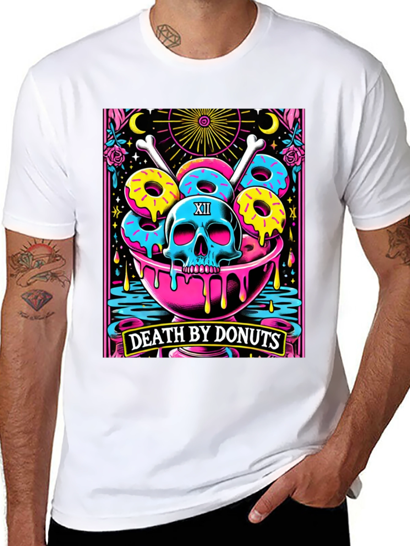 Death By Donuts Graphic T-Shirt