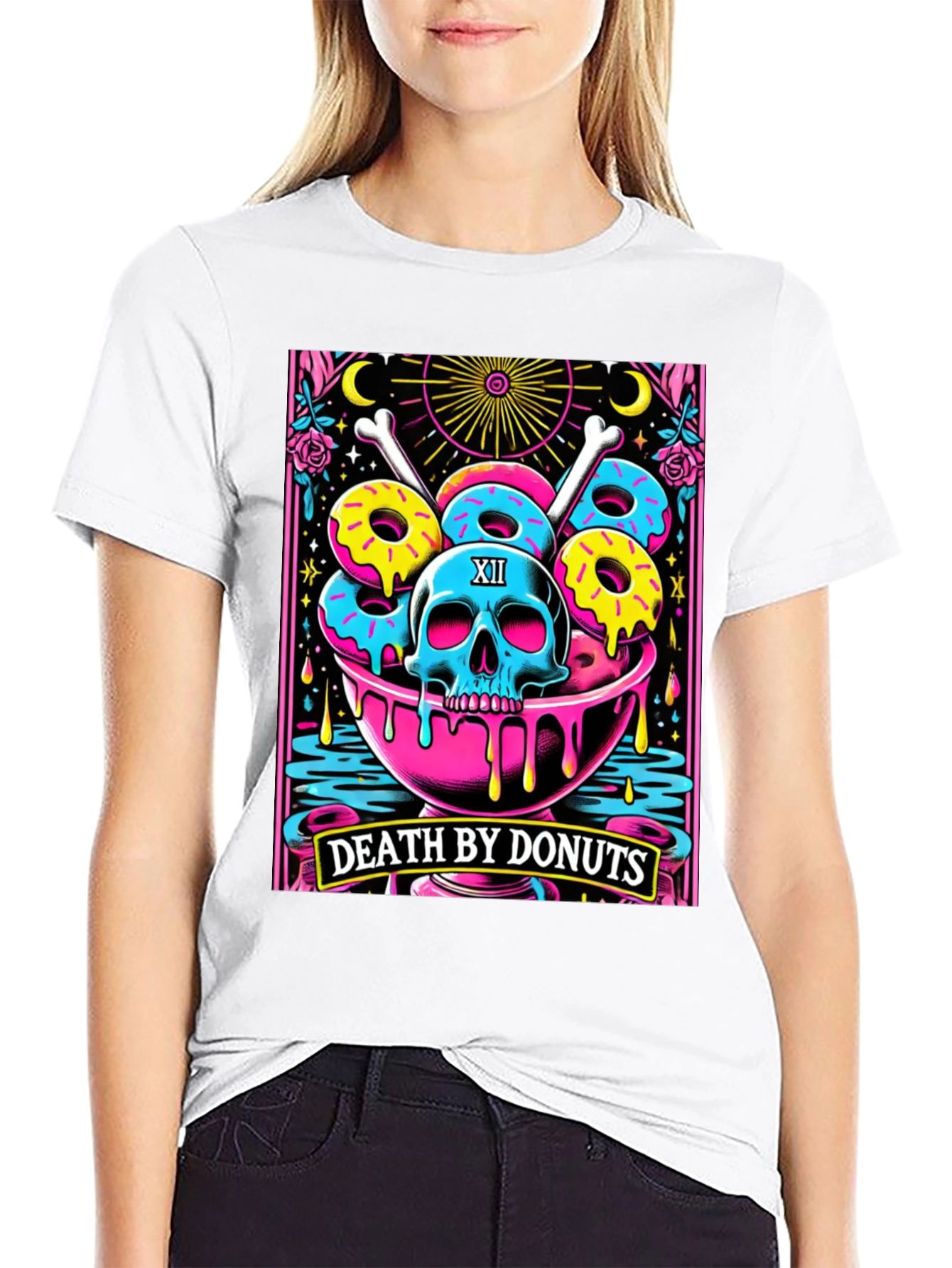 Death By Donuts Graphic T-Shirt