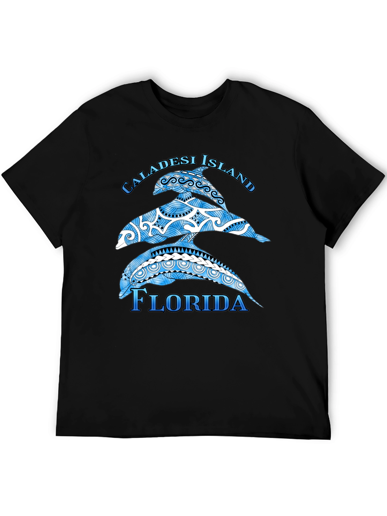 Caladesi Island Florida Dolphin Graphic T-Shirt