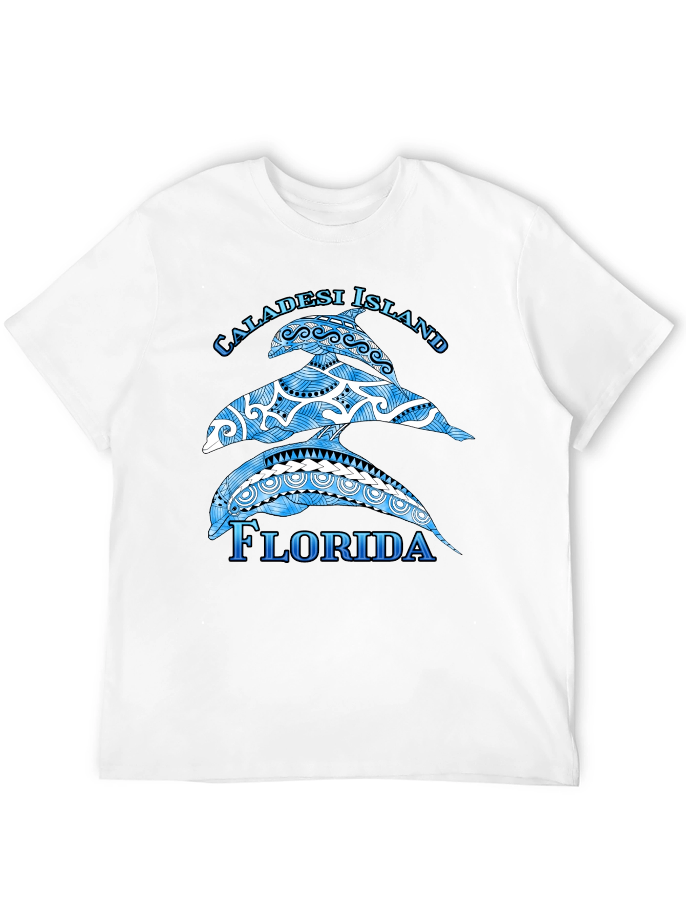 Caladesi Island Florida Dolphin Graphic T-Shirt