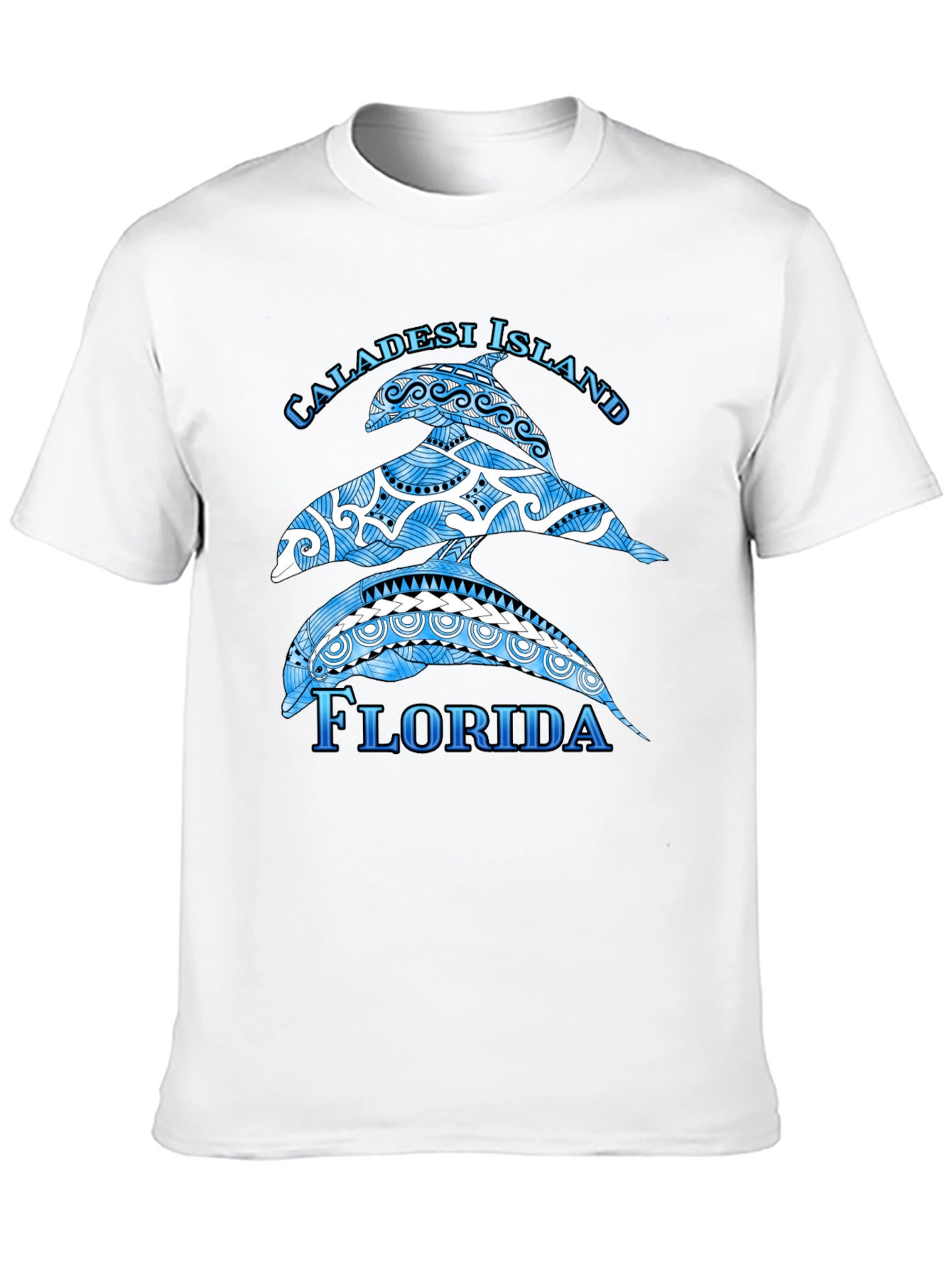 Caladesi Island Florida Dolphin Graphic T-Shirt