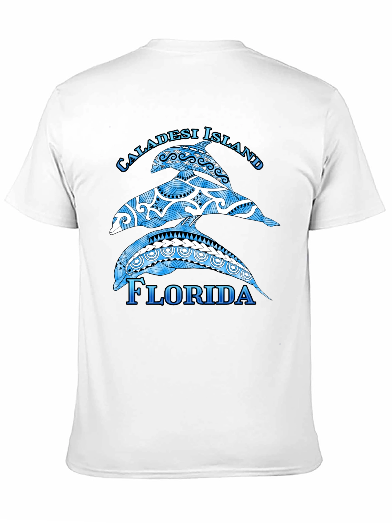 Caladesi Island Florida Dolphin Graphic T-Shirt