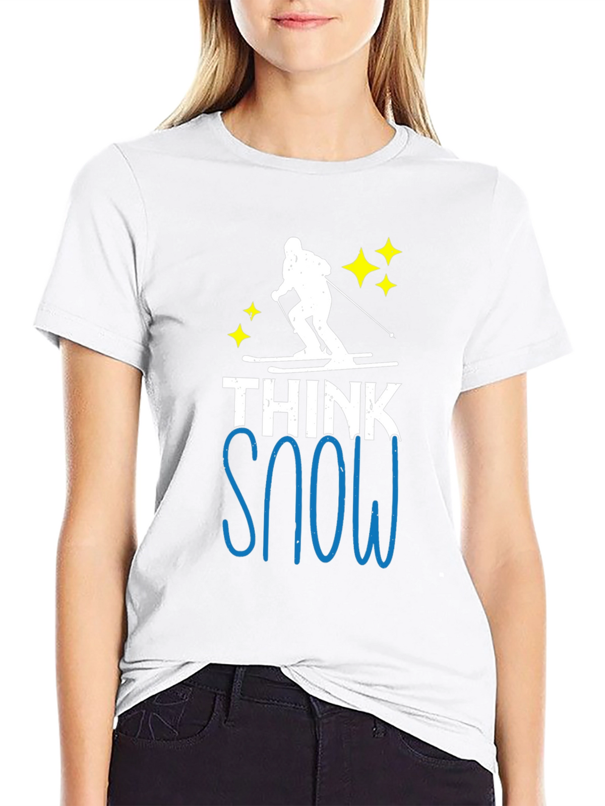 Think Snow Ski T-Shirt - Winter Apparel