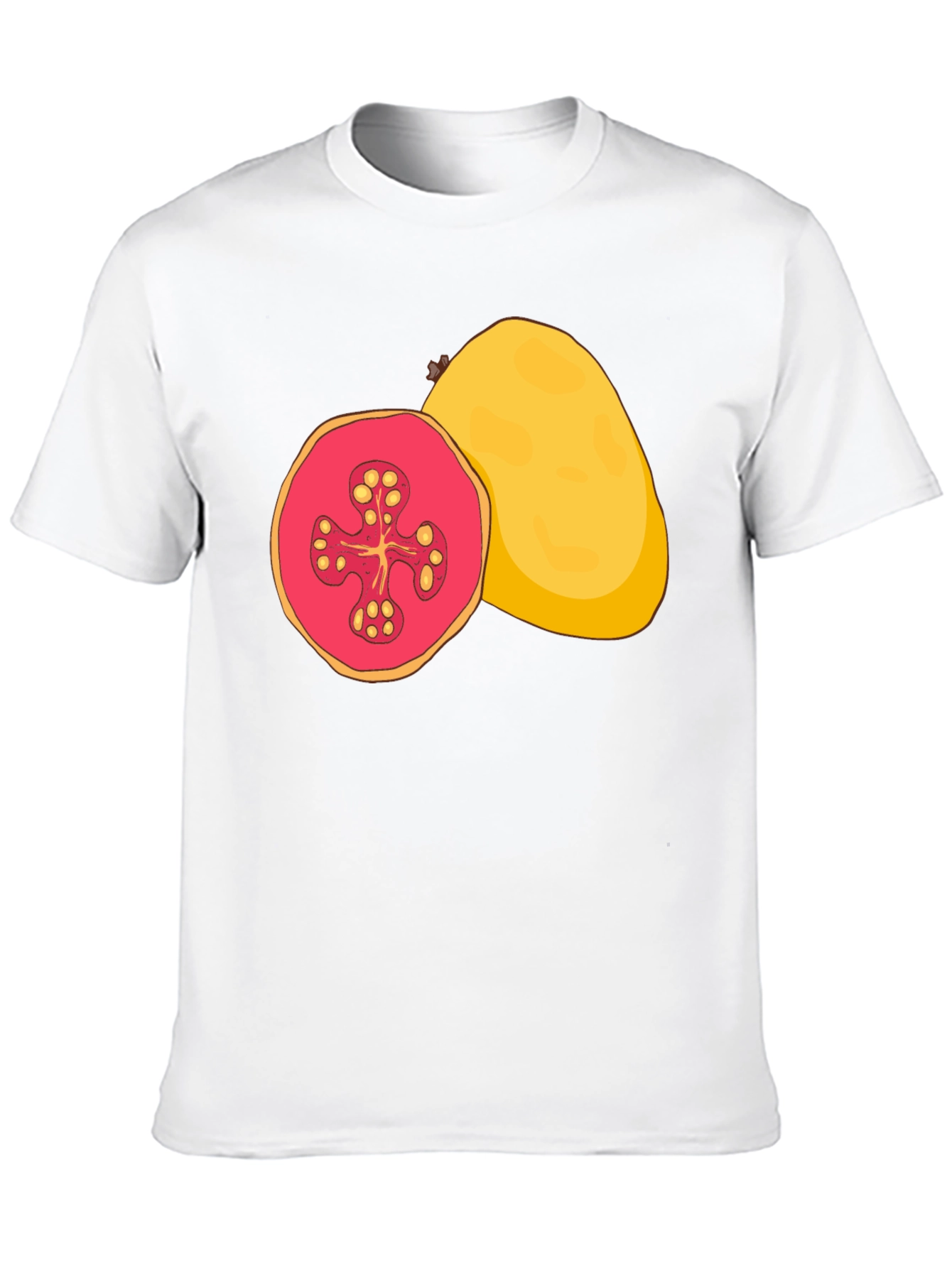 Guava Graphic Tee - Tropical Fruit Shirt