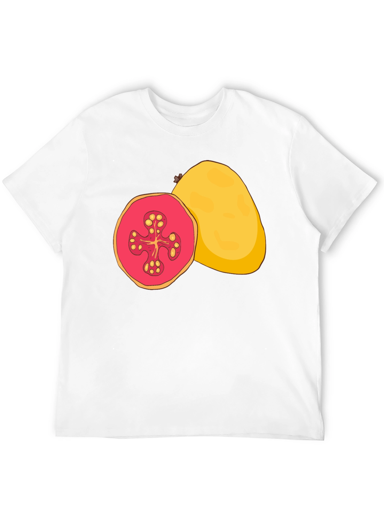 Guava Graphic Tee - Tropical Fruit Shirt