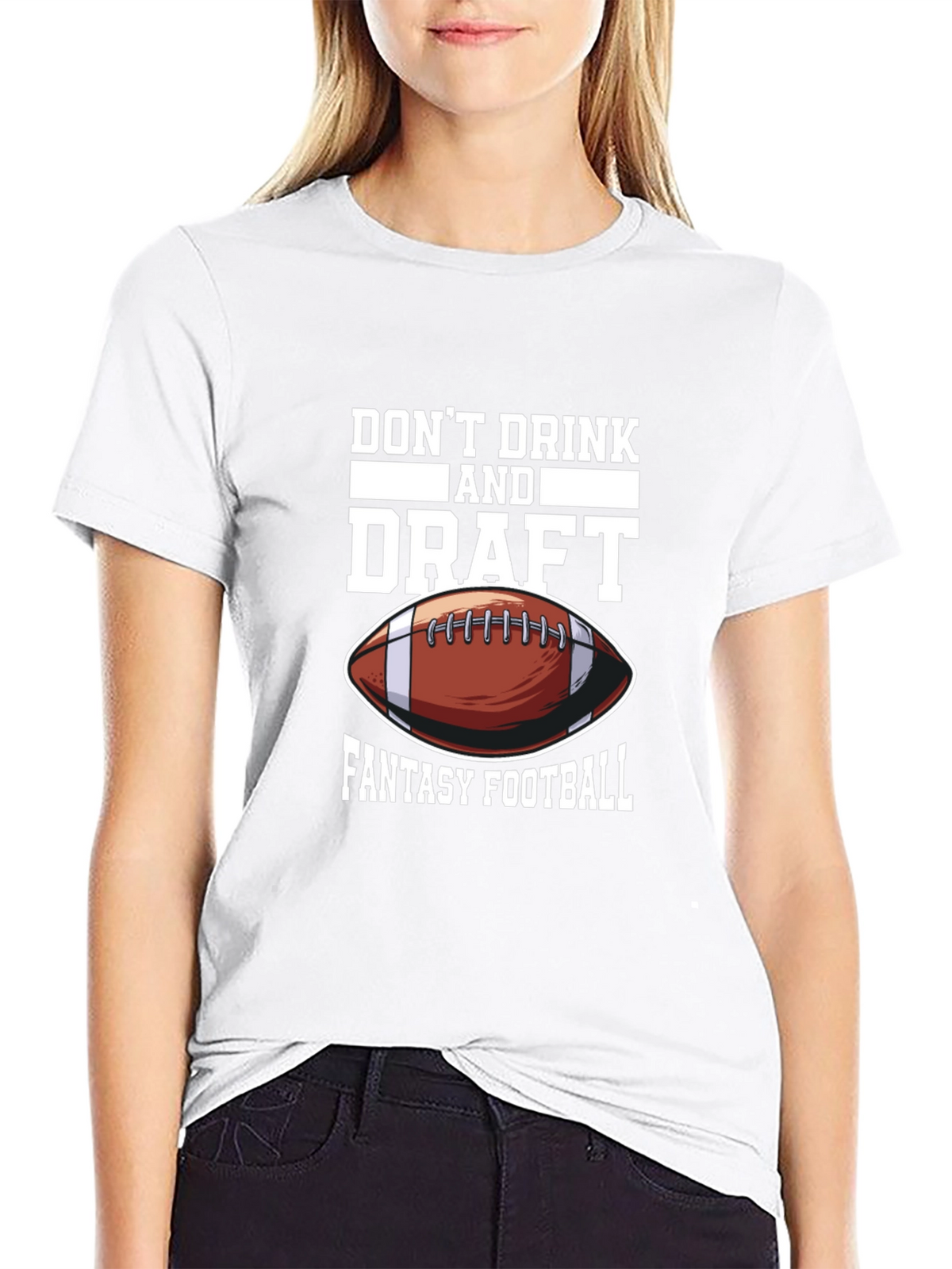 Dont Drink & Draft Fantasy Football Graphic Tee
