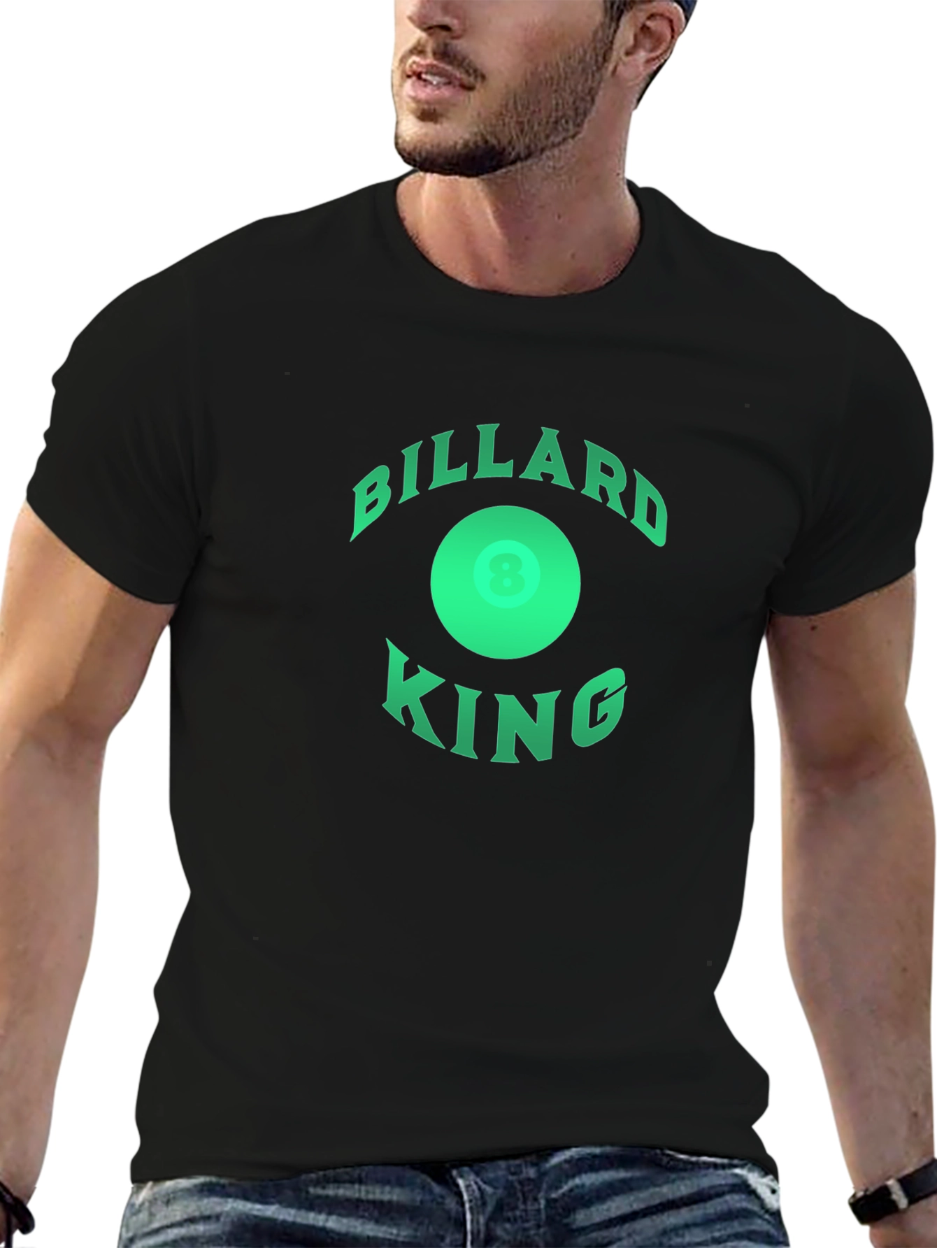 Billiard King T-Shirt - 8 Ball Design