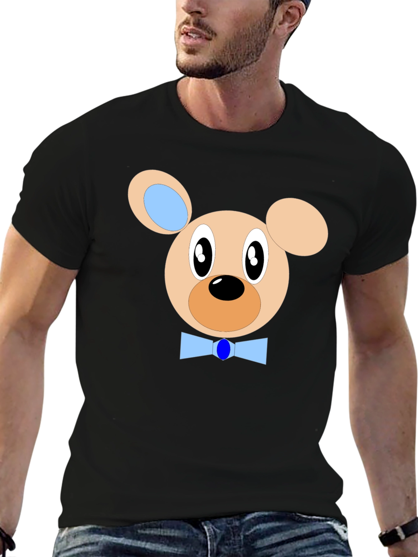 Cute Cartoon Bear T-Shirt - Fun & Casual