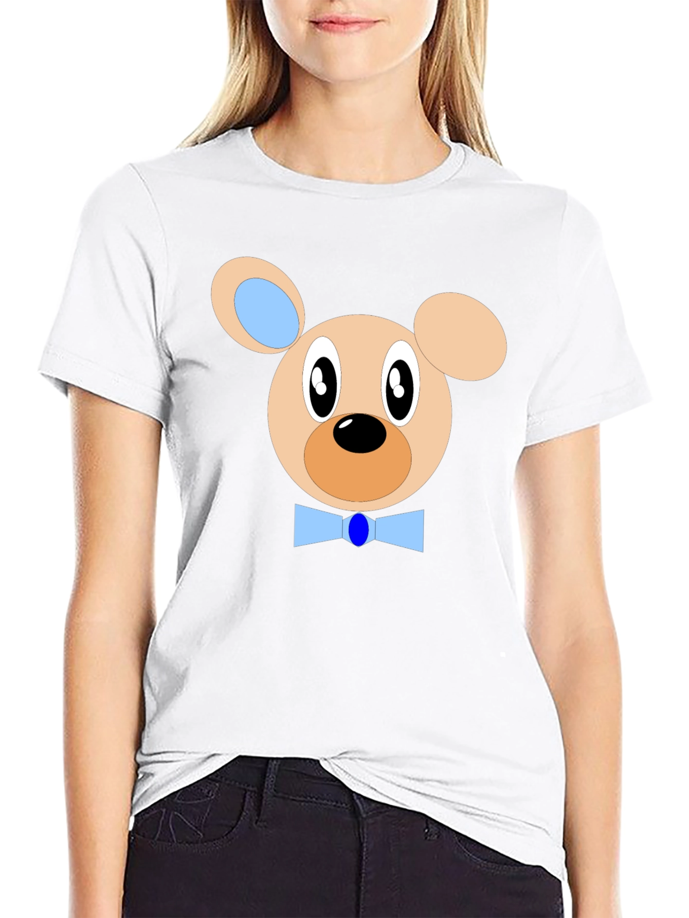 Cute Cartoon Bear T-Shirt - Fun & Casual