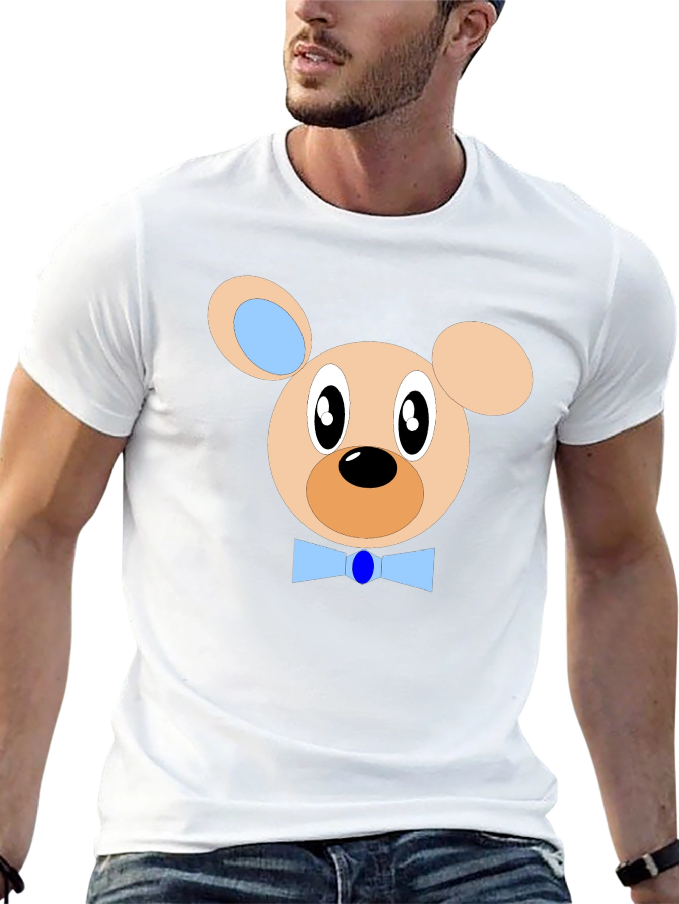 Cute Cartoon Bear T-Shirt - Fun & Casual